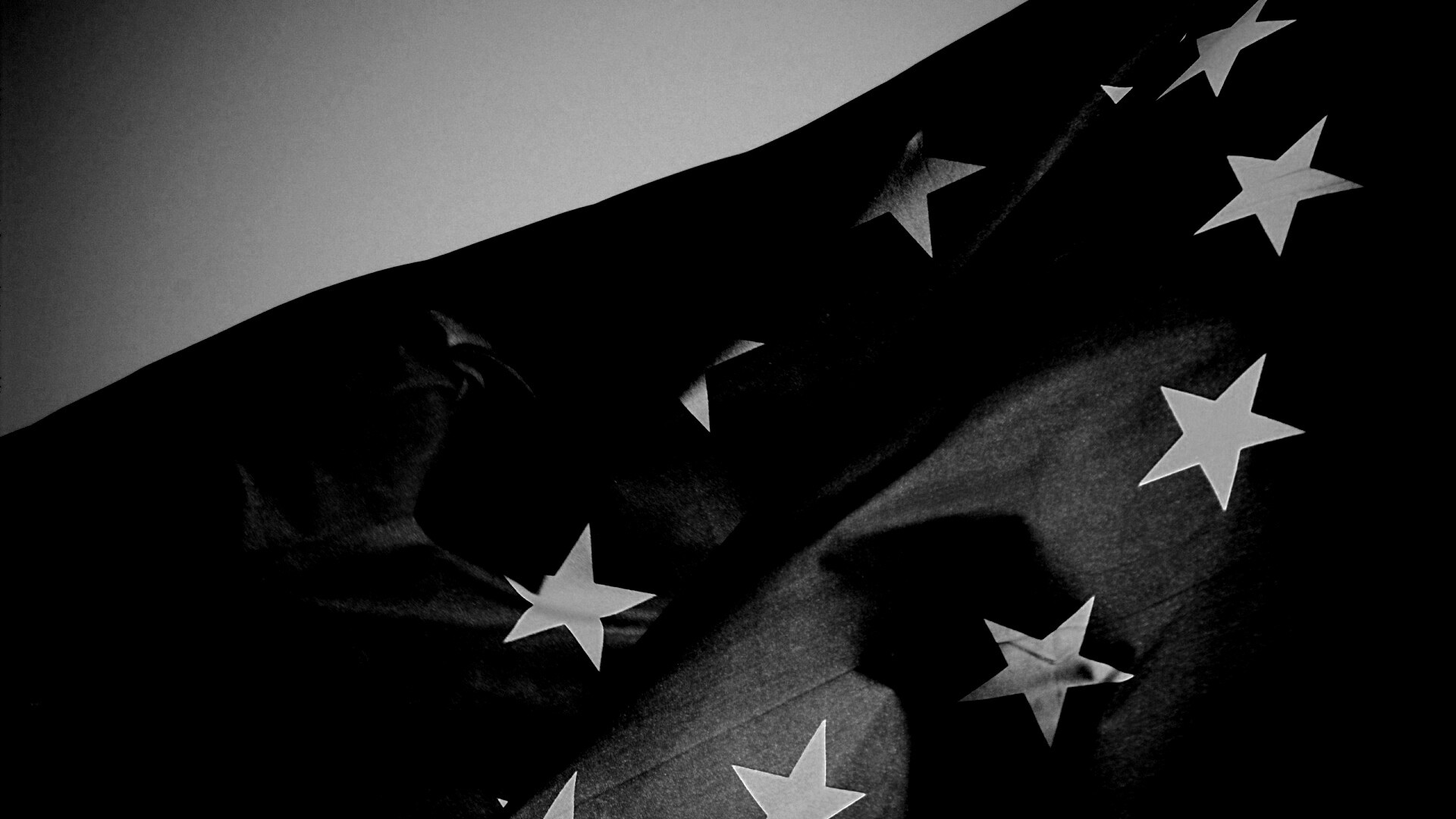 Синий флаг Евросоюза (европейского союза) обои