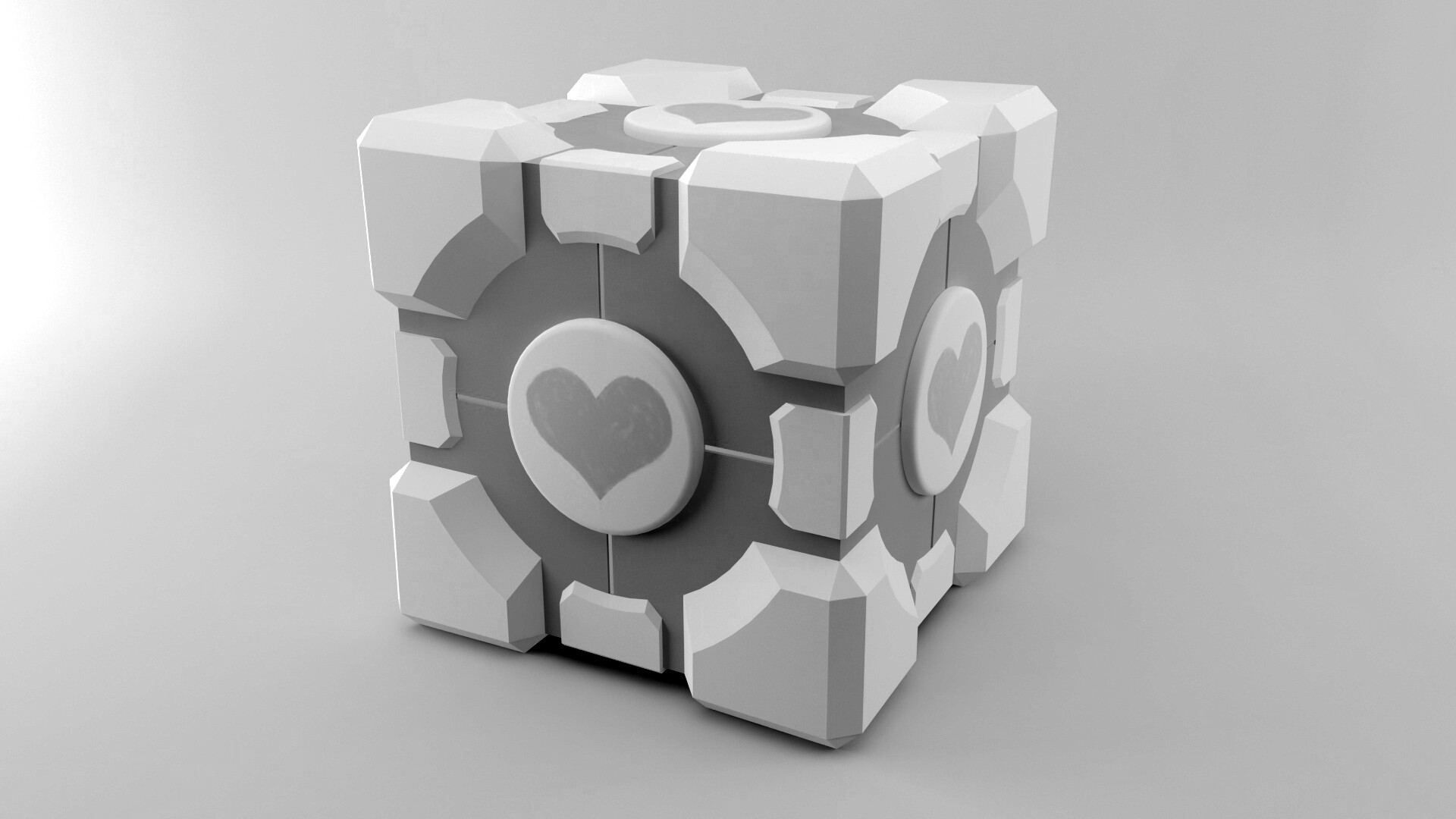 Взвешенный куб-компаньон обои