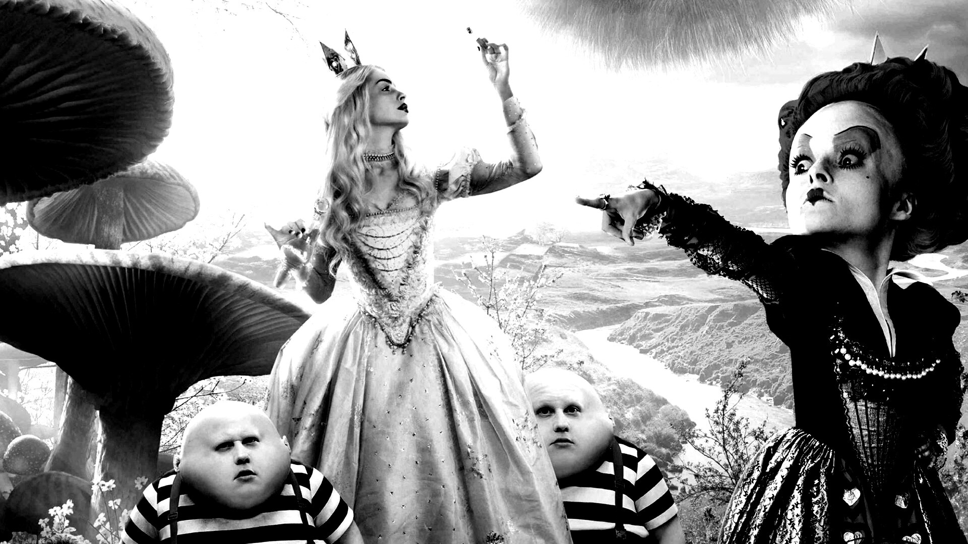 Персонажи из "Алиса в стране Чудес" обои