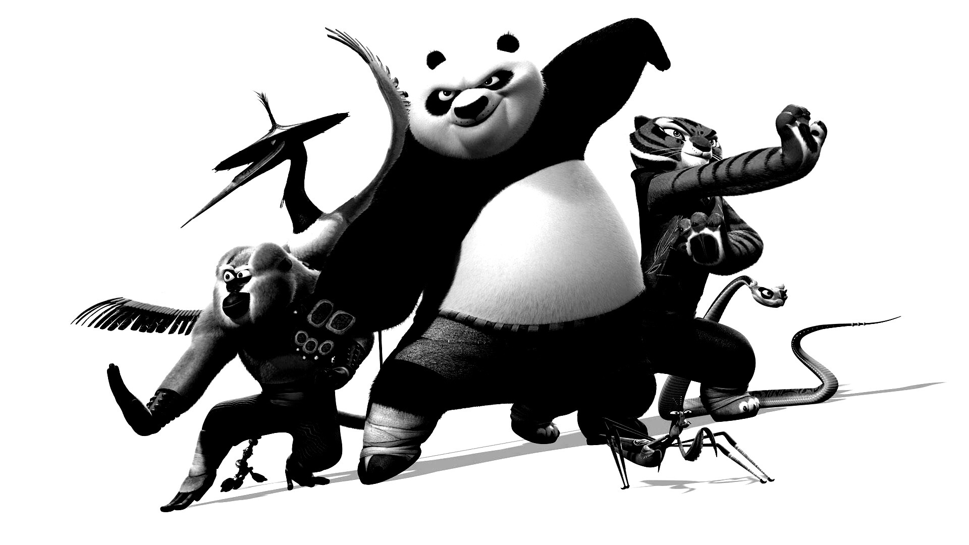 Герои Кунг-фу панда обои