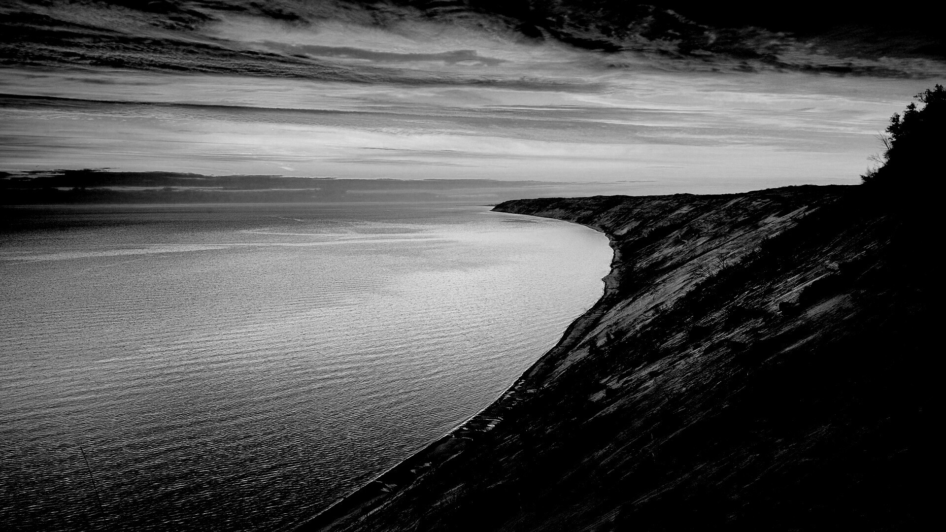 Море на закате обои