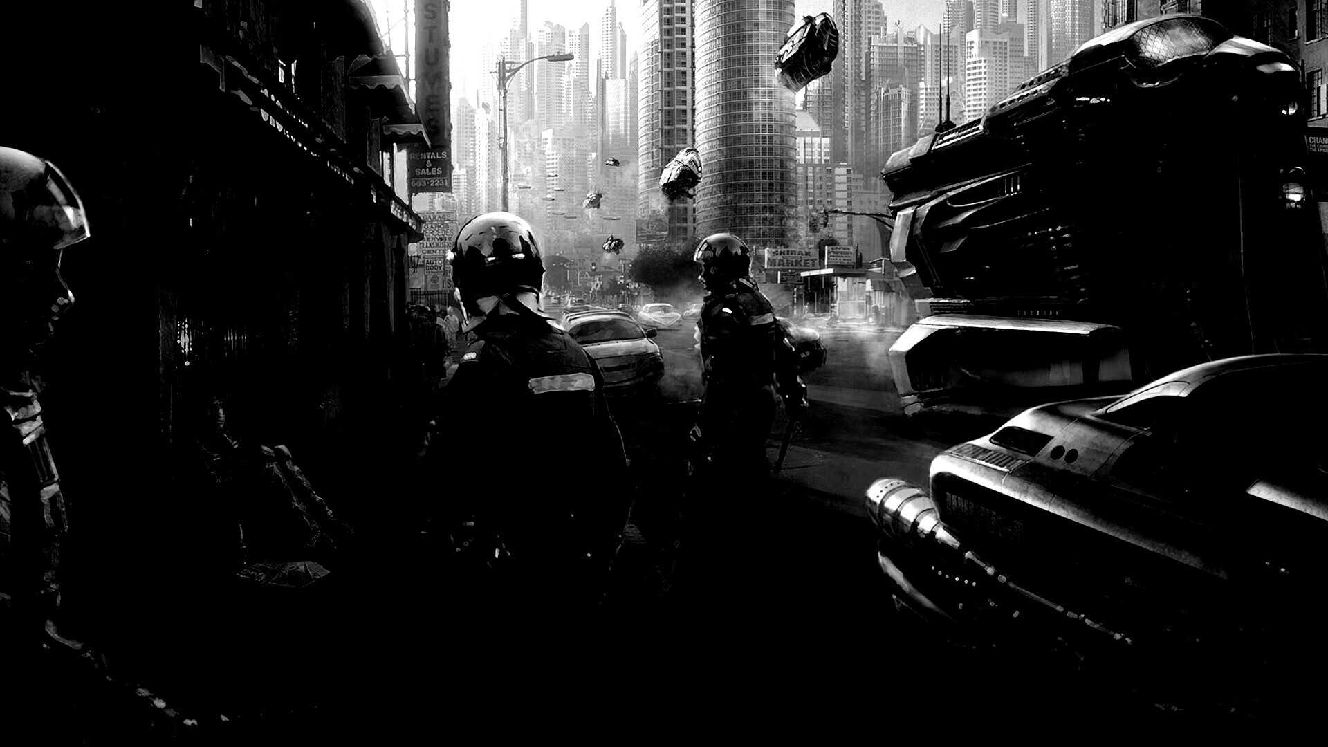 Силовики в будущем обои