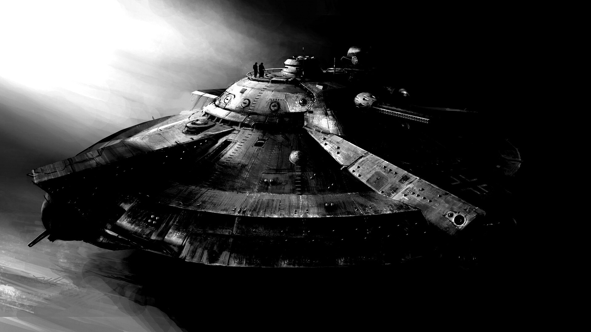 Летающая тарелка. Разработка Рейха. обои