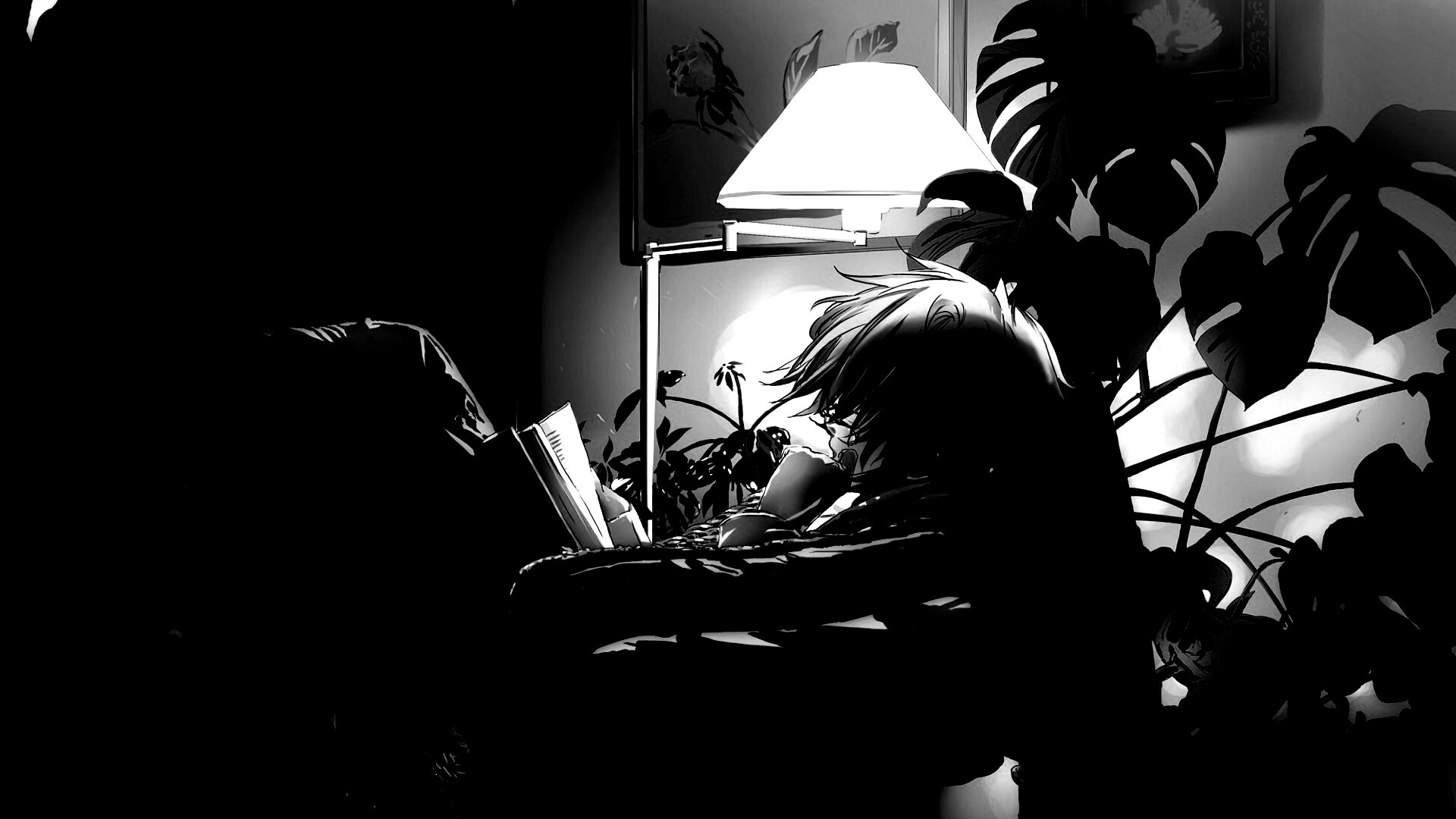 Парень чиатет книгу обои