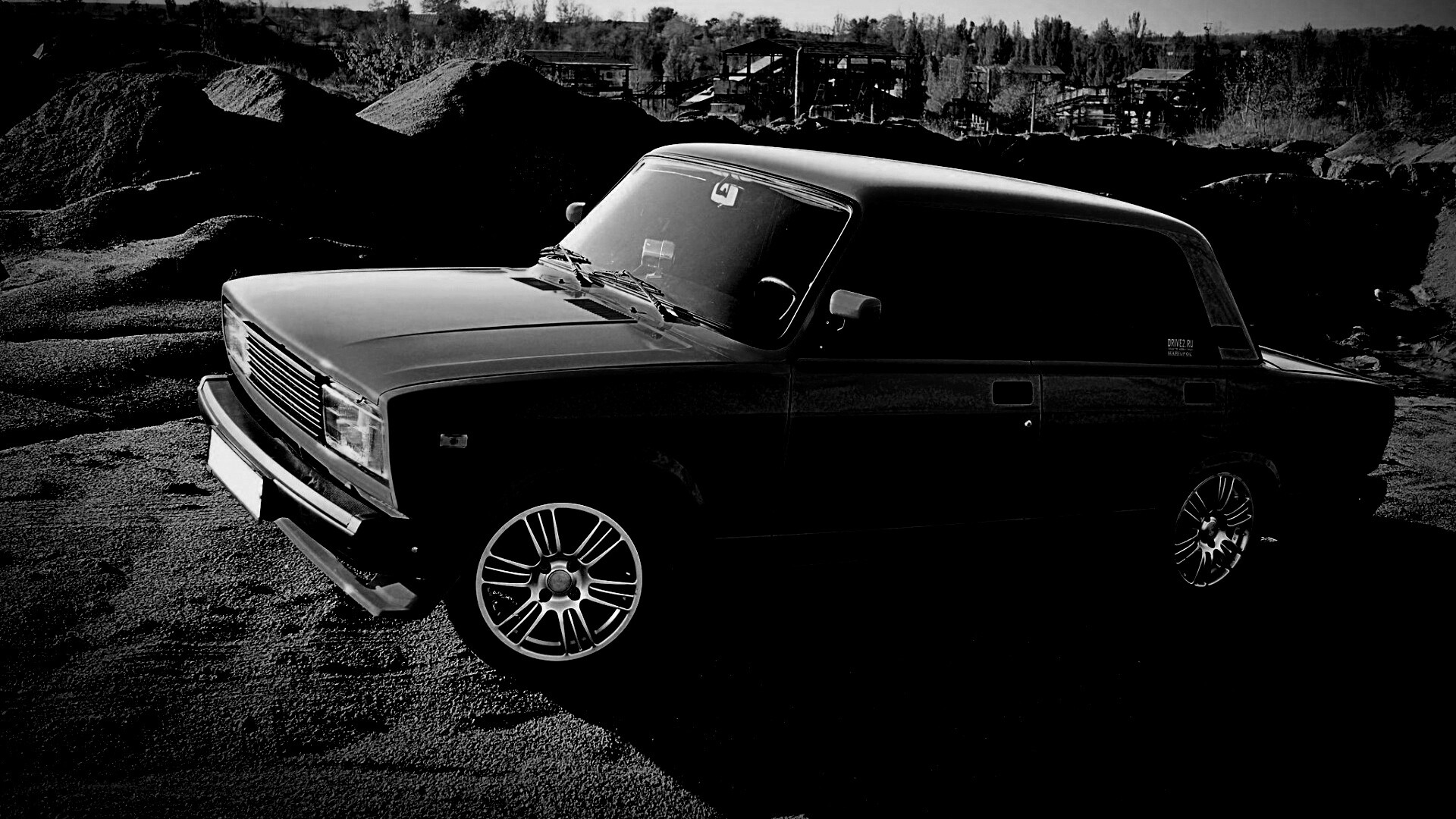 Кислотные жигули обои