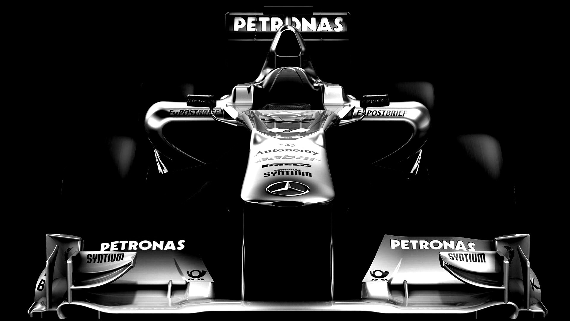 Болид Мерседес обои