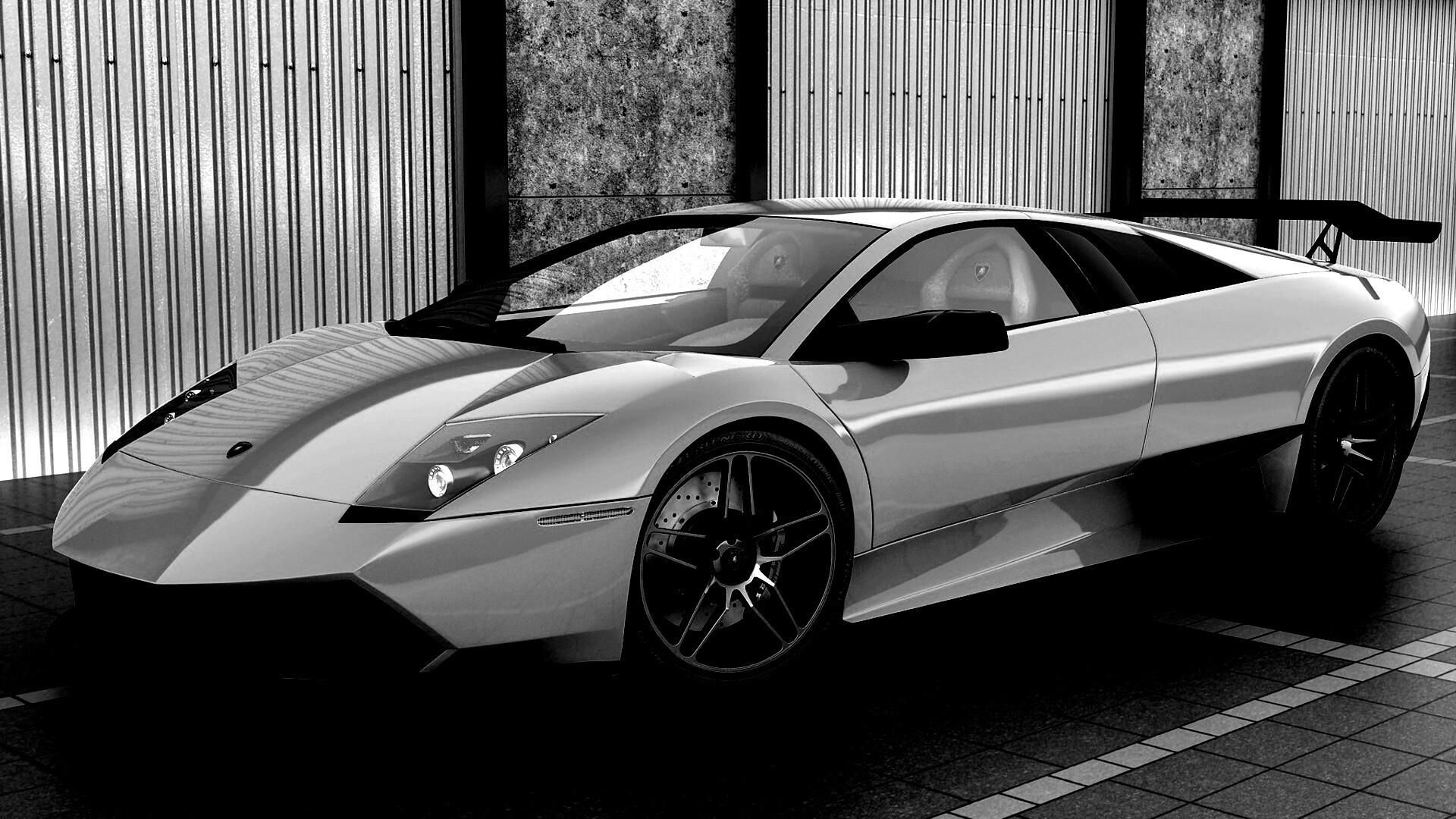 Жёлтый Ламборджини обои