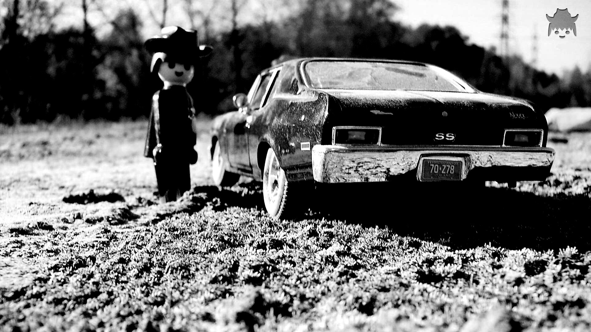 Машинка для человечка Lego обои