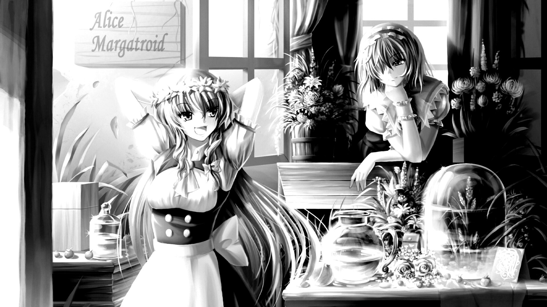 Анимешное утро обои