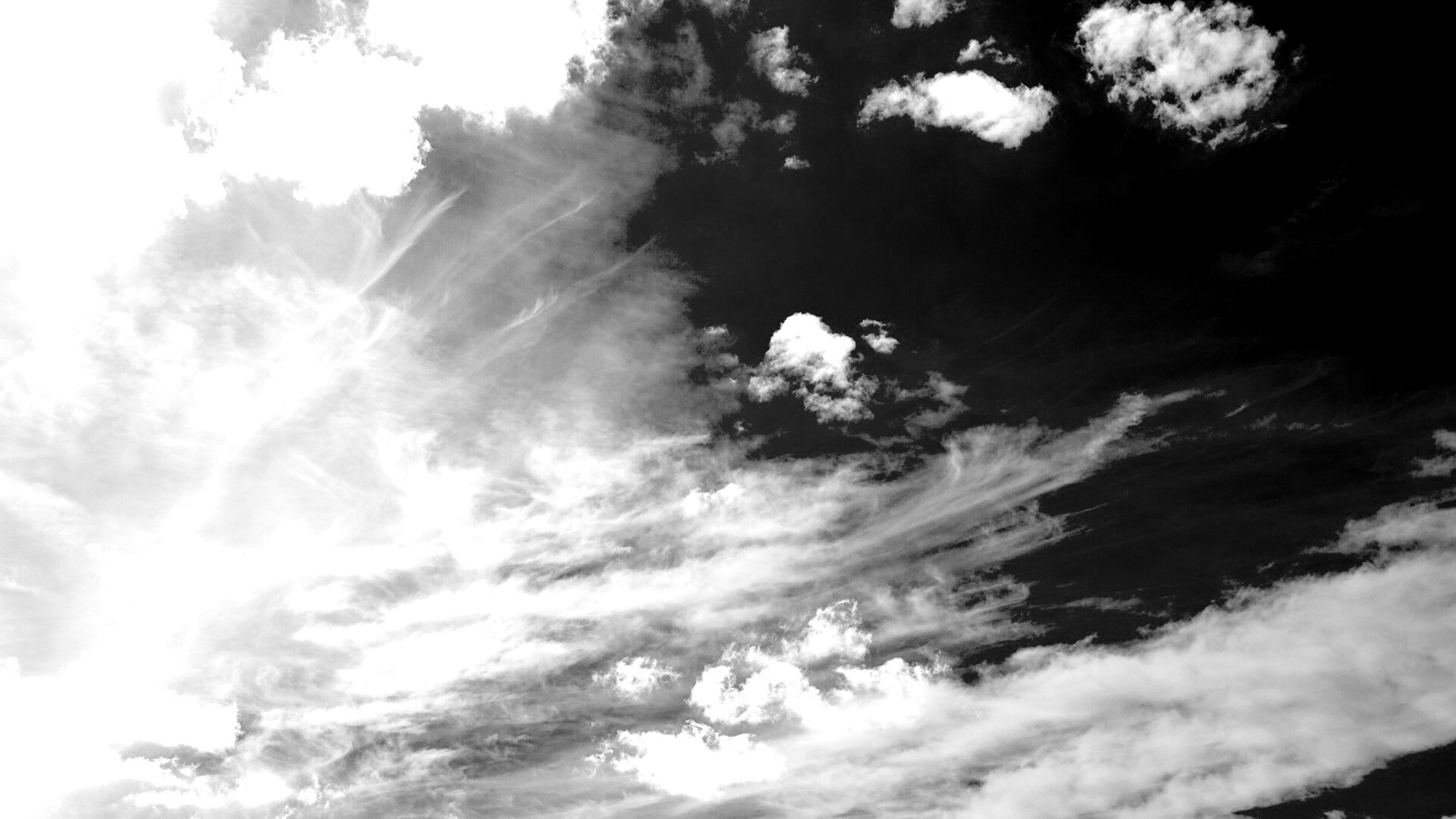 Голубое небо обои