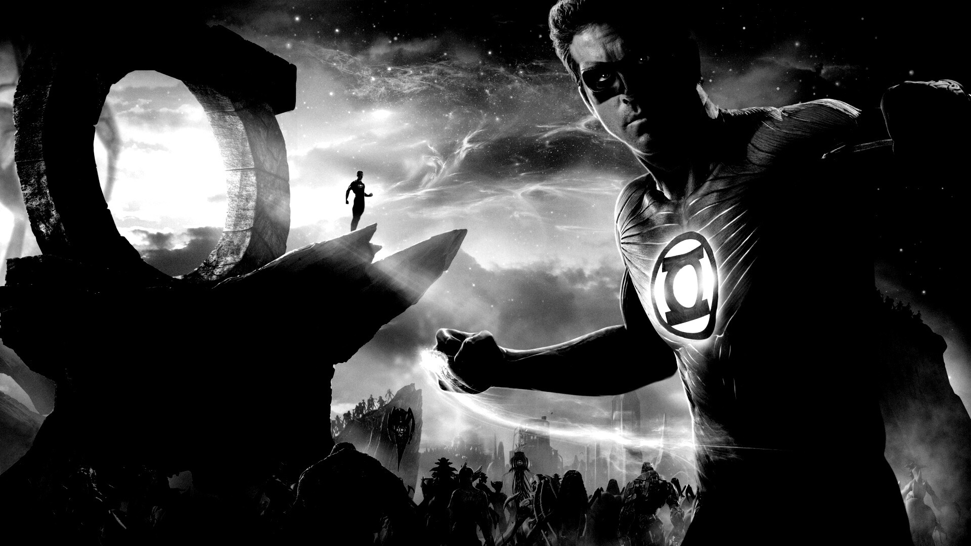 Зелёный фонарь обои