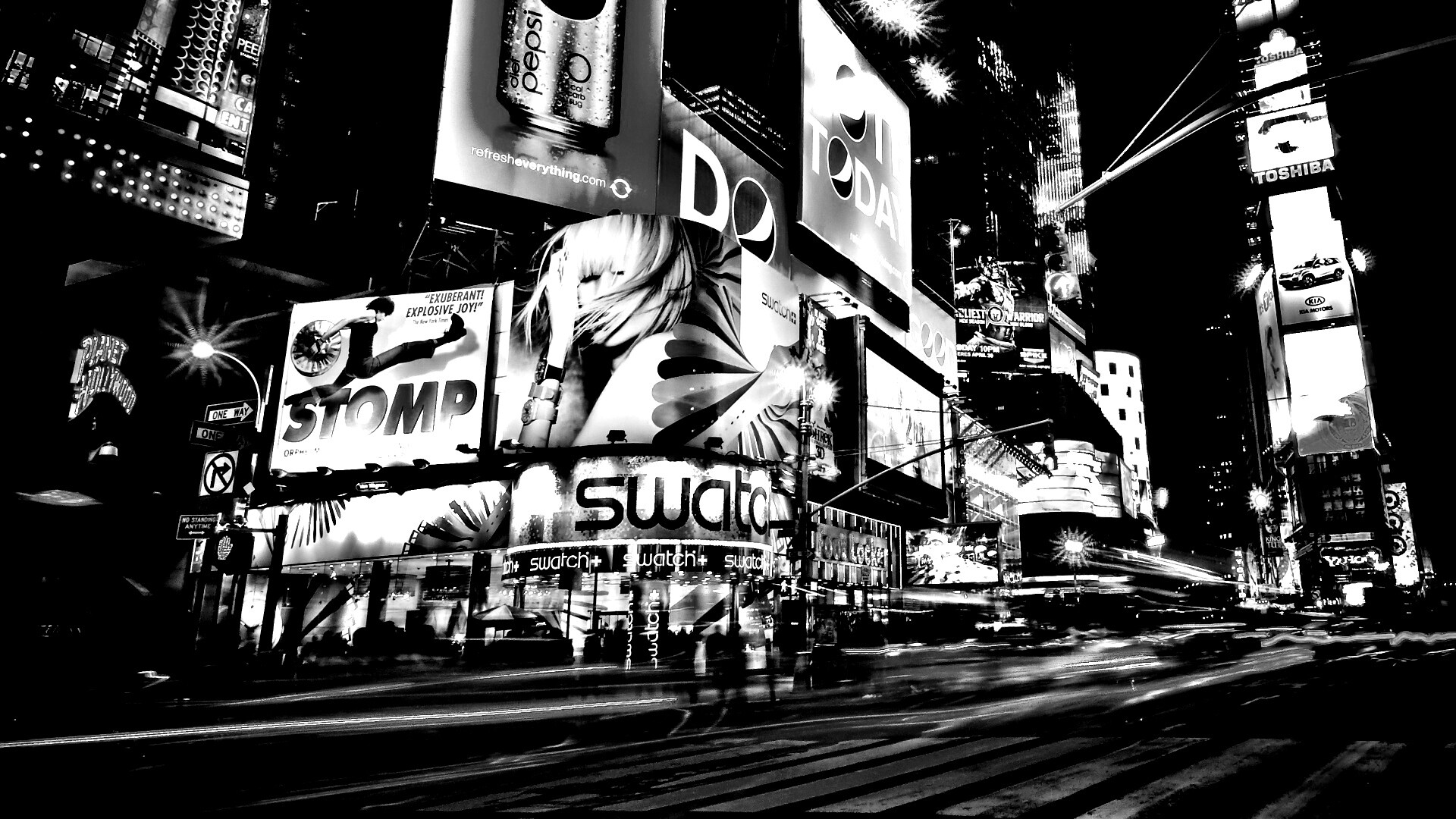 Огни мегаполиса обои