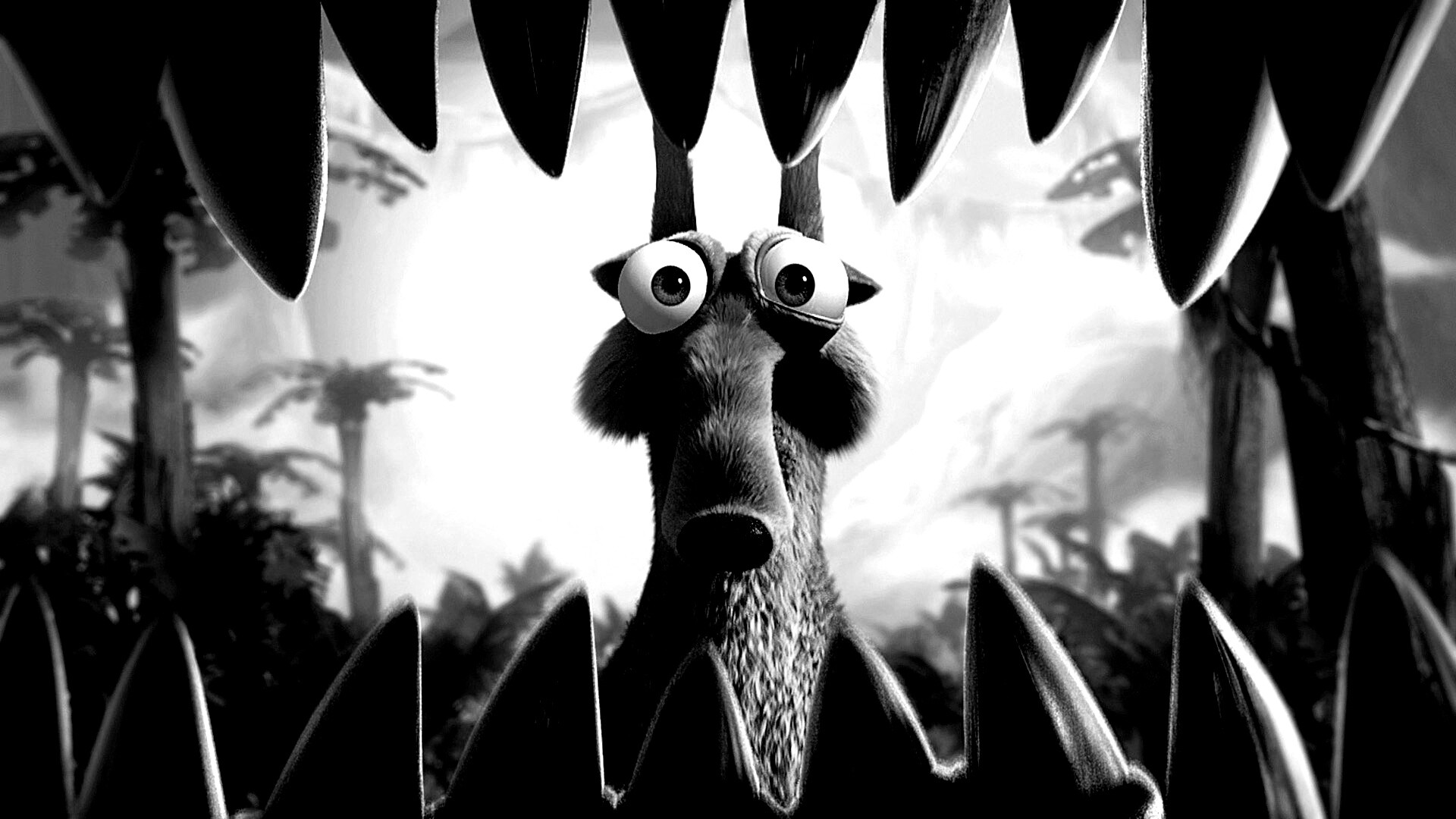 Скрэт и динозавр обои