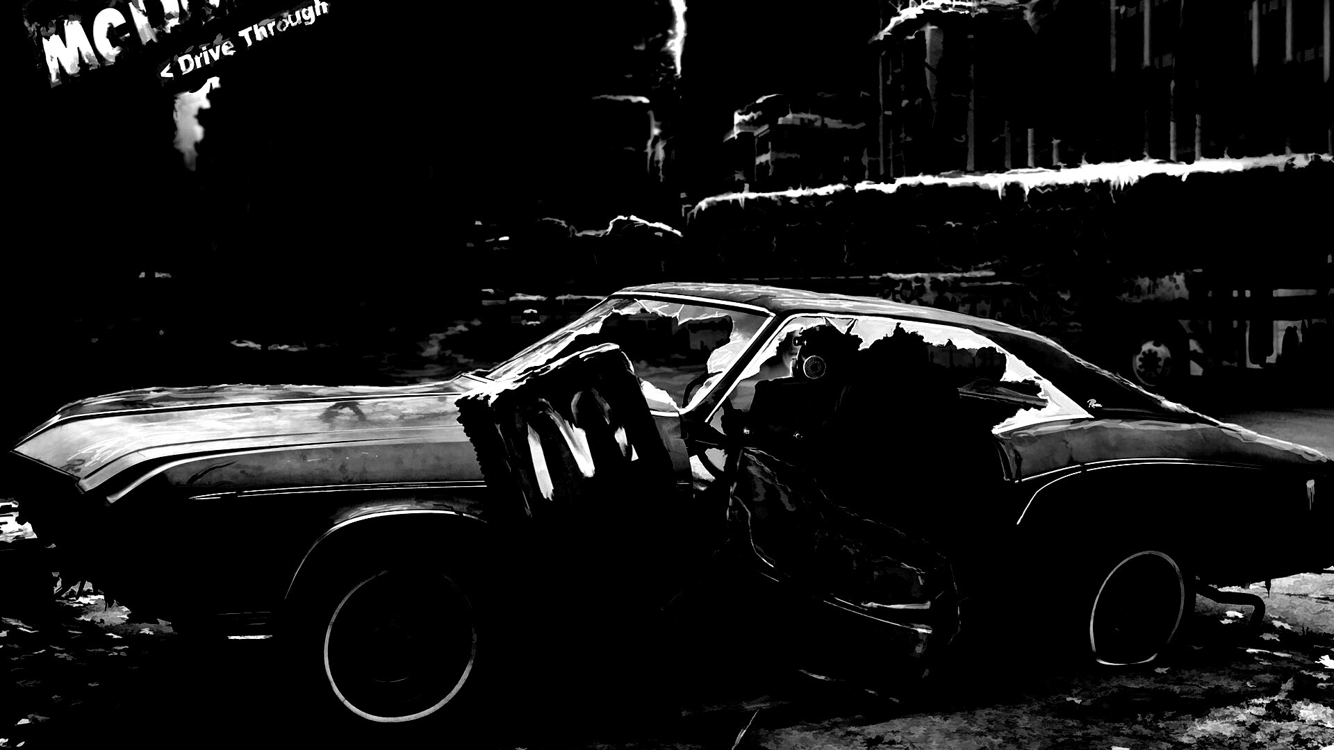 Картина запустения обои