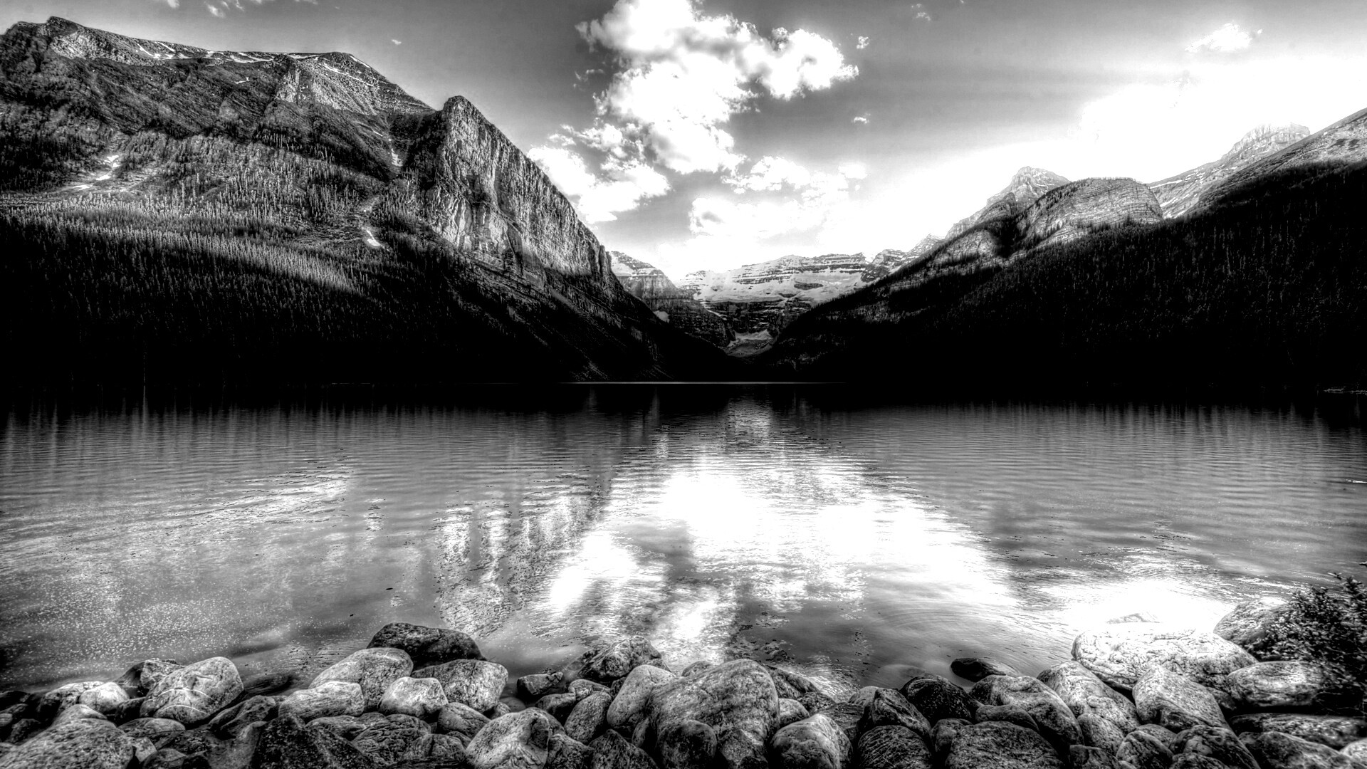 Горное озеро обои