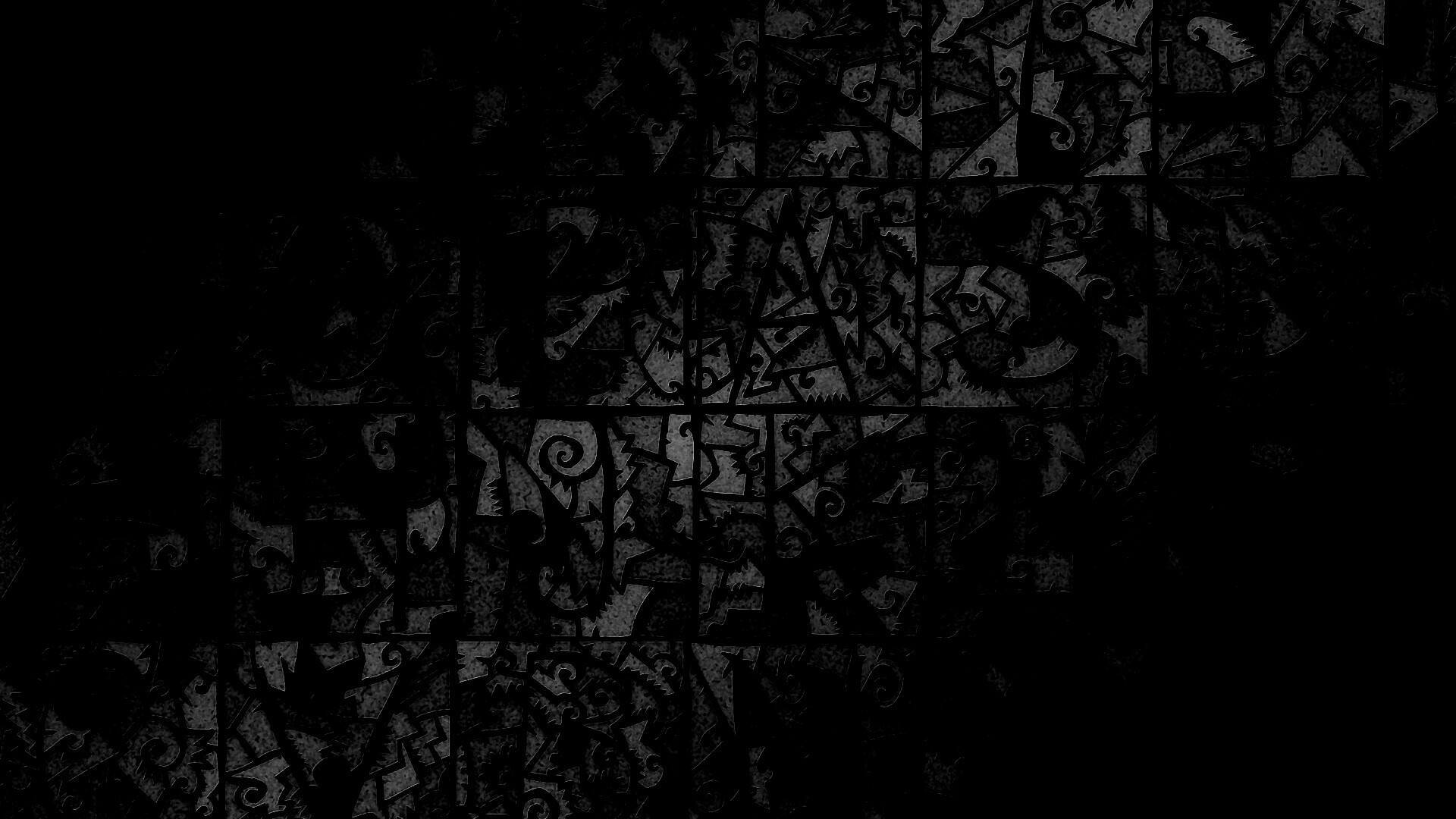 Витражные буквы обои