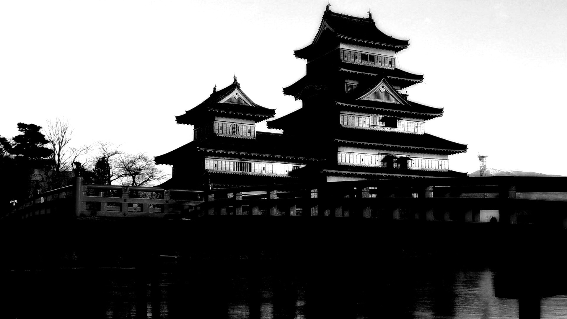 Дом на берегу обои