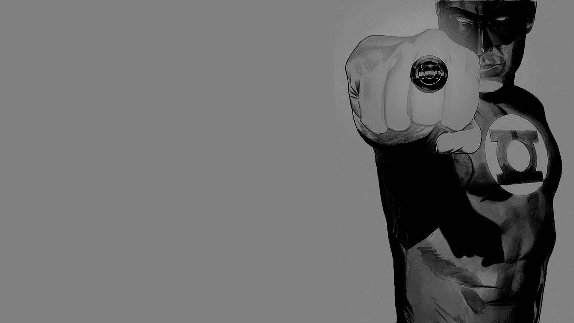 Зелёный фонарь рисунок обои