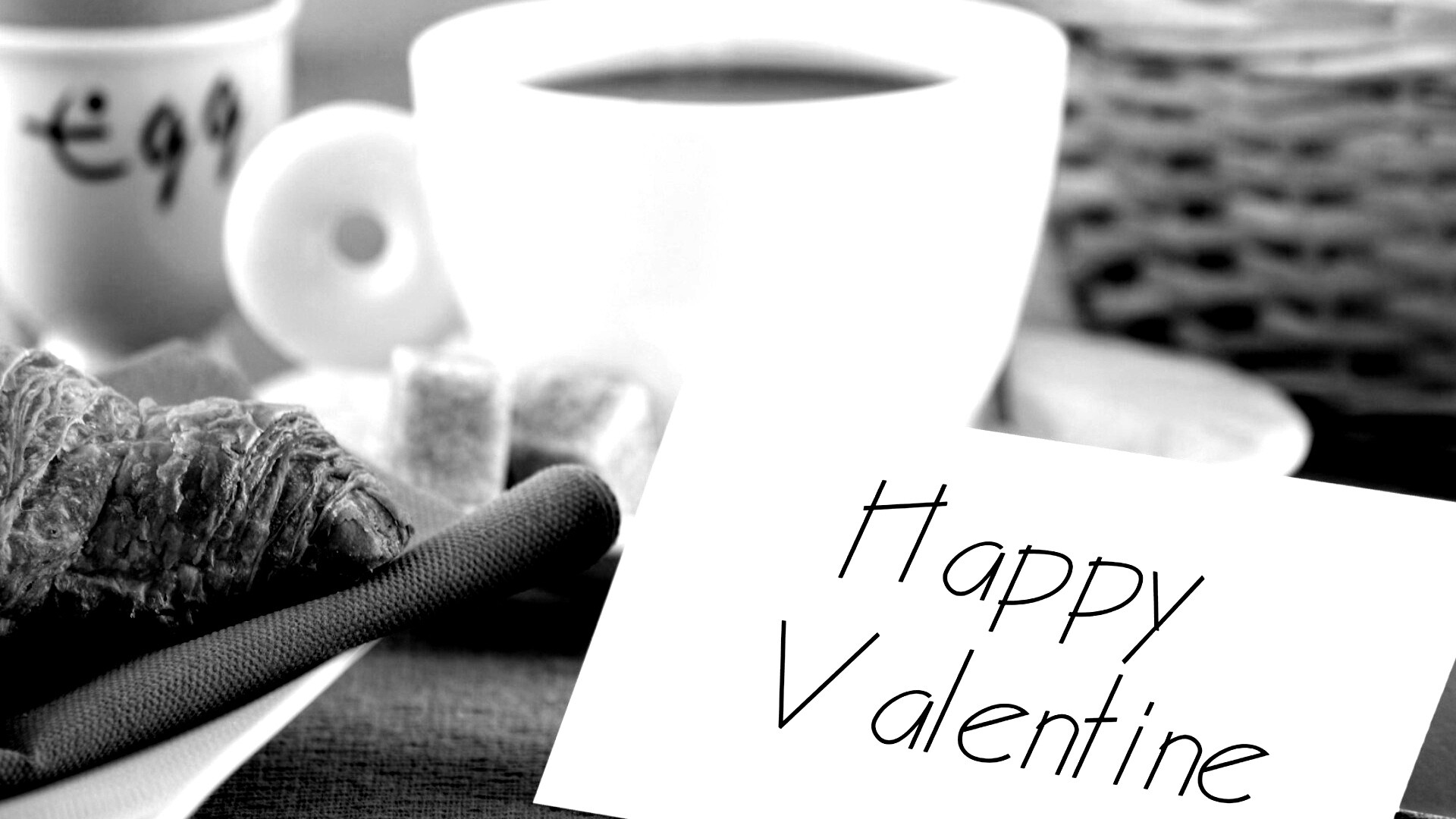 Завтрак на День Святого Валентина обои