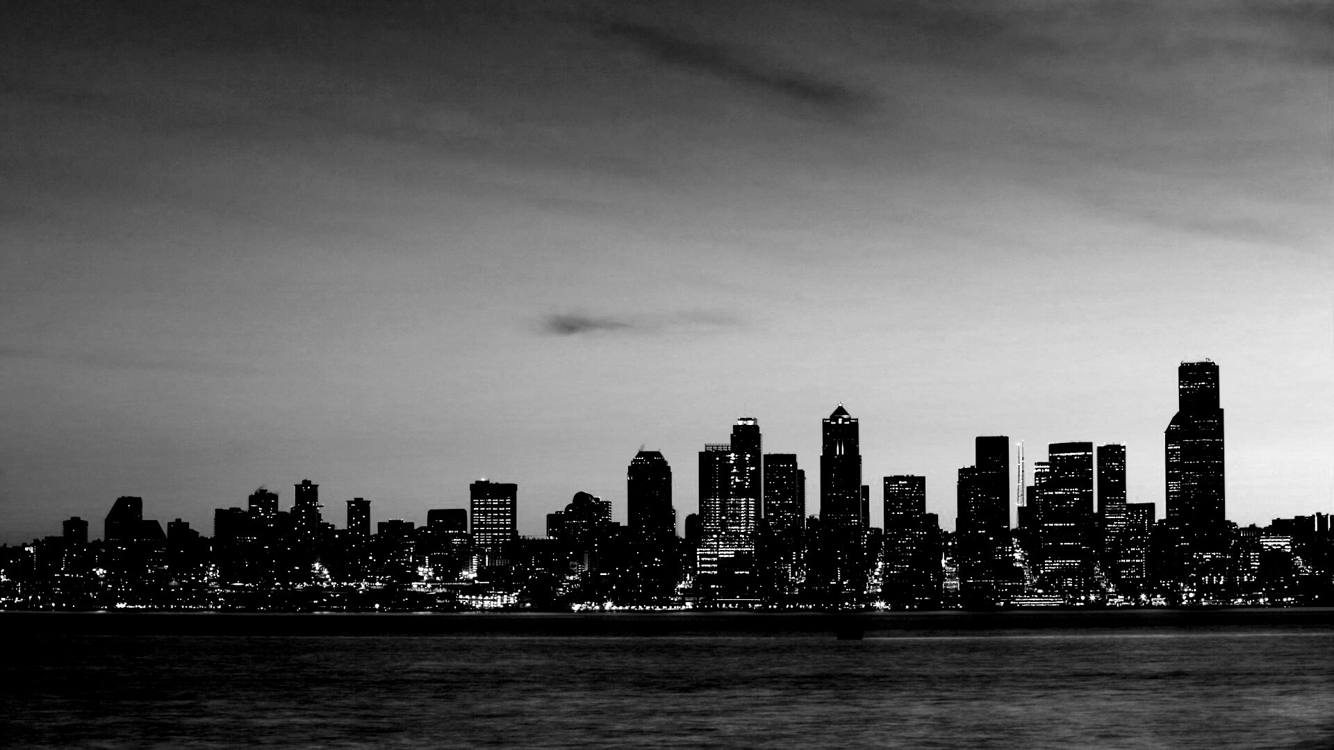 Пейзаж Сиэтла обои