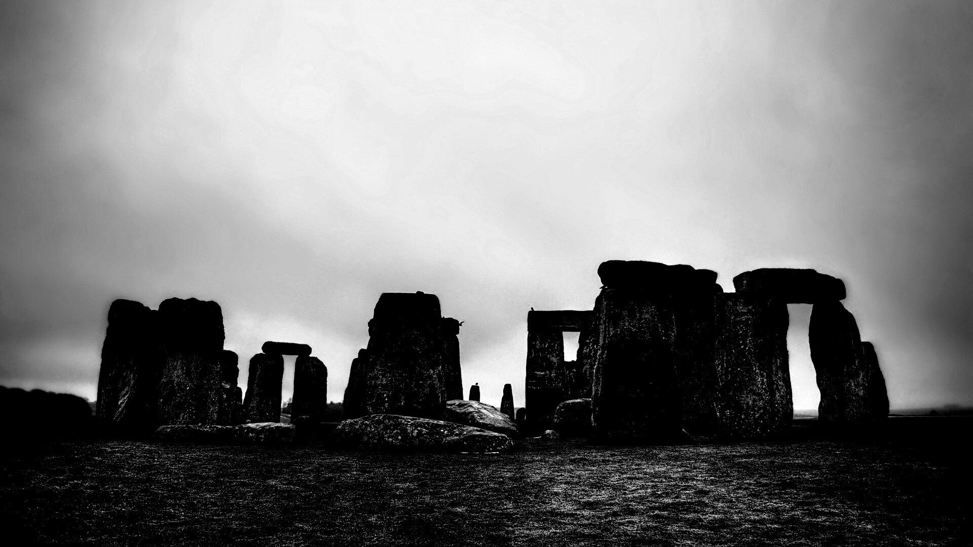 Вечерний Стоунхендж обои
