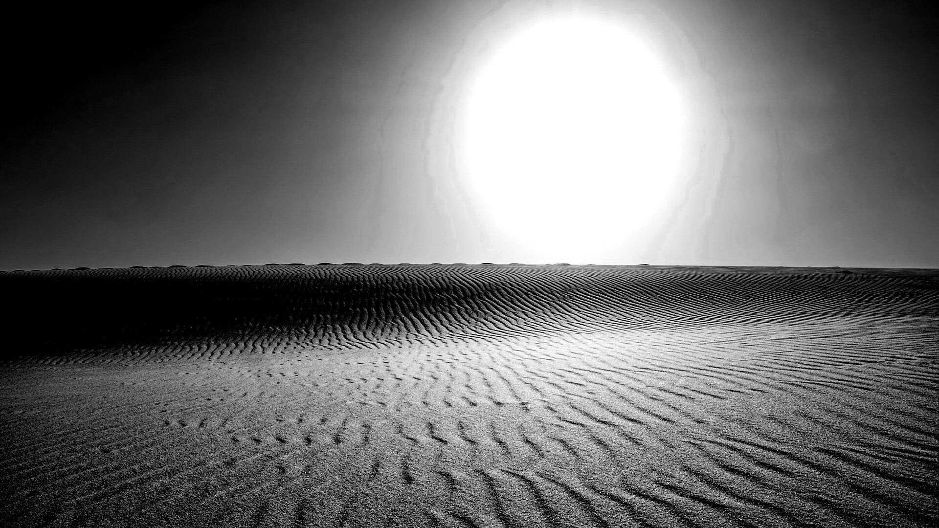 Пустыня до горизонта обои