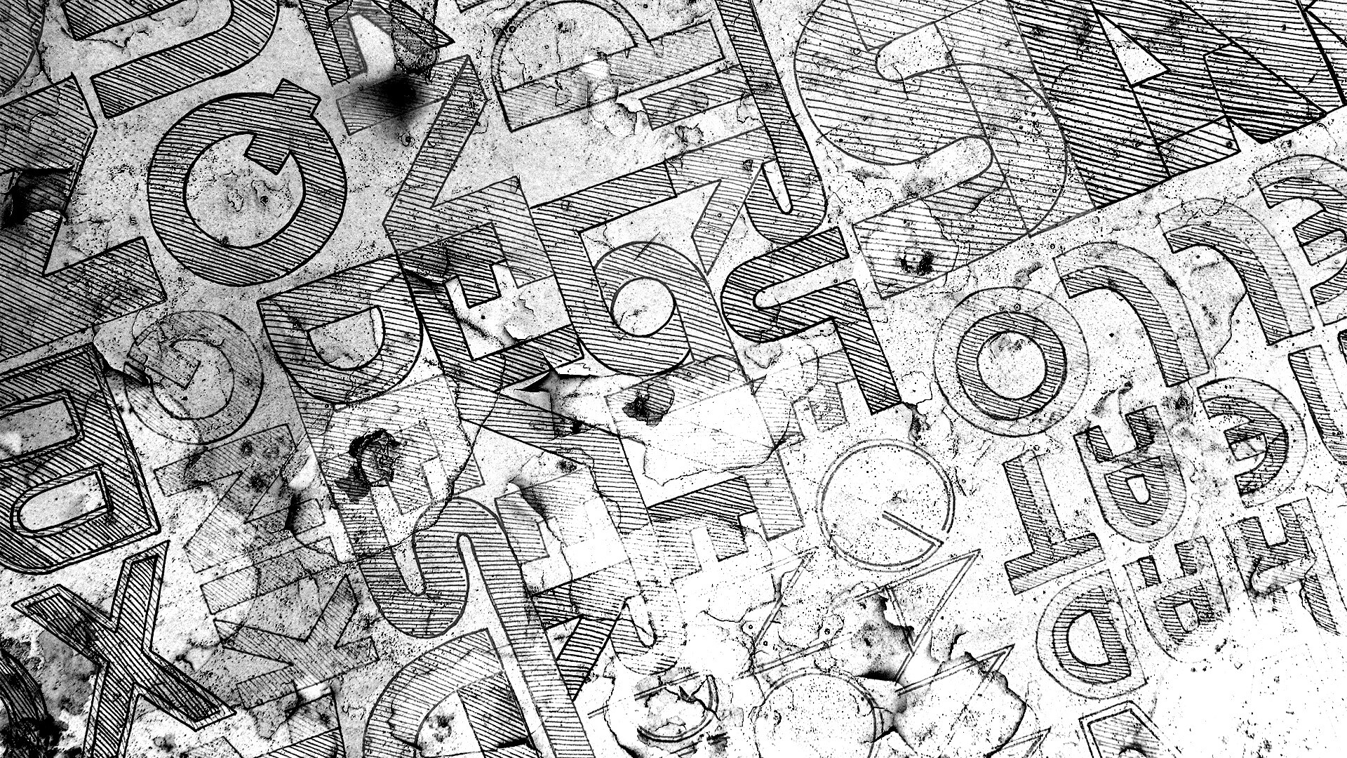 Буквы и надписи обои