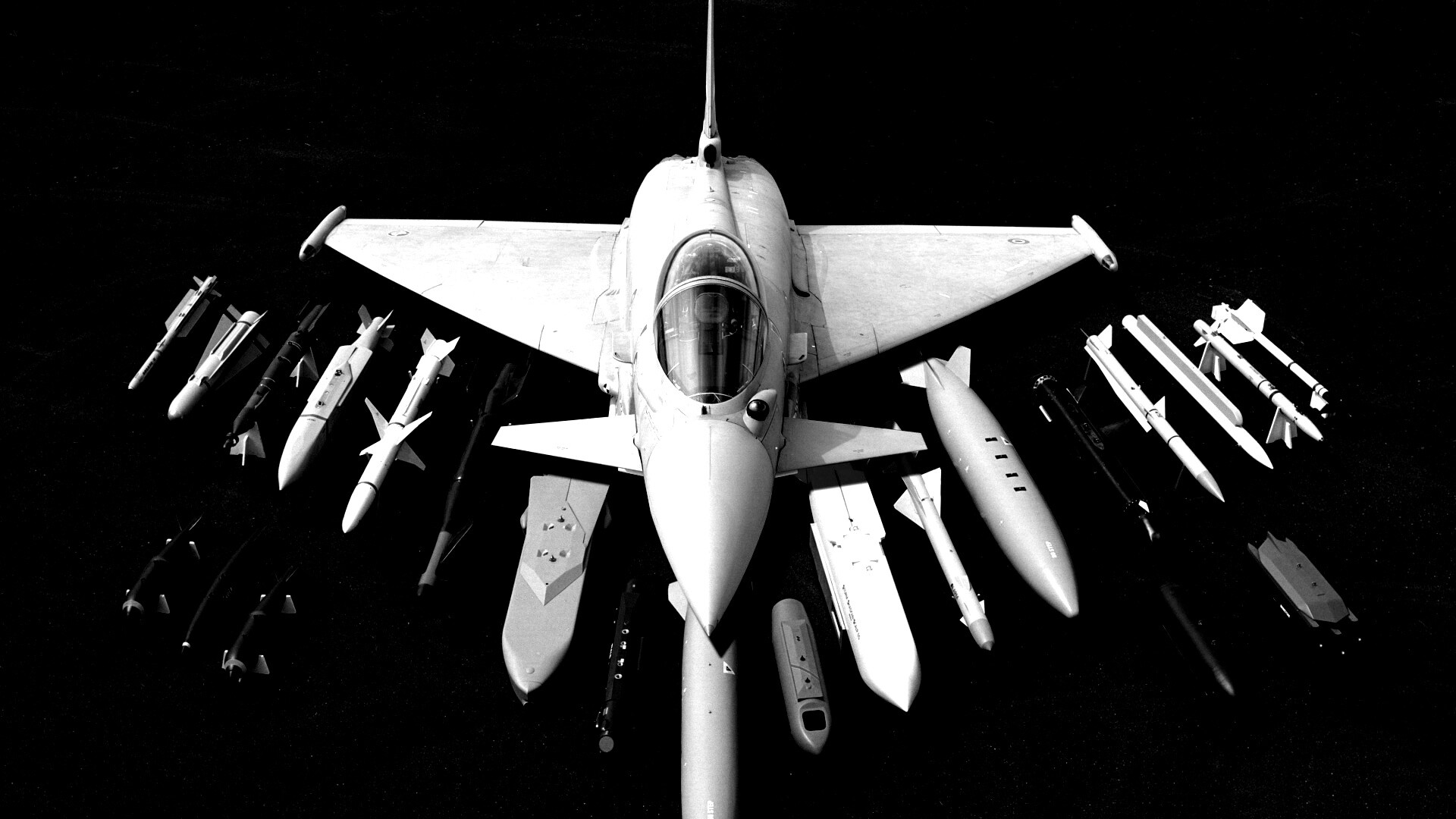 Истребитель и состовляющие обои