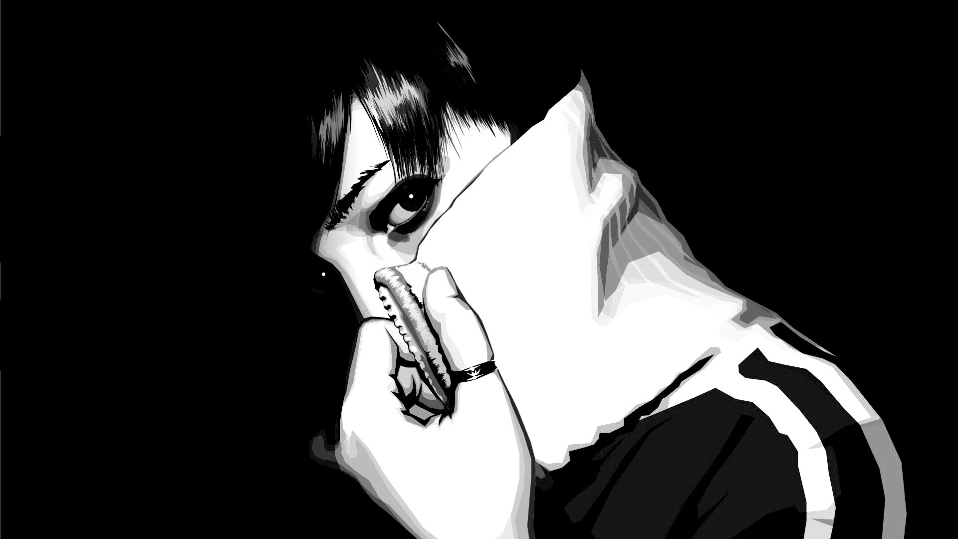 Зеленые глаза обои