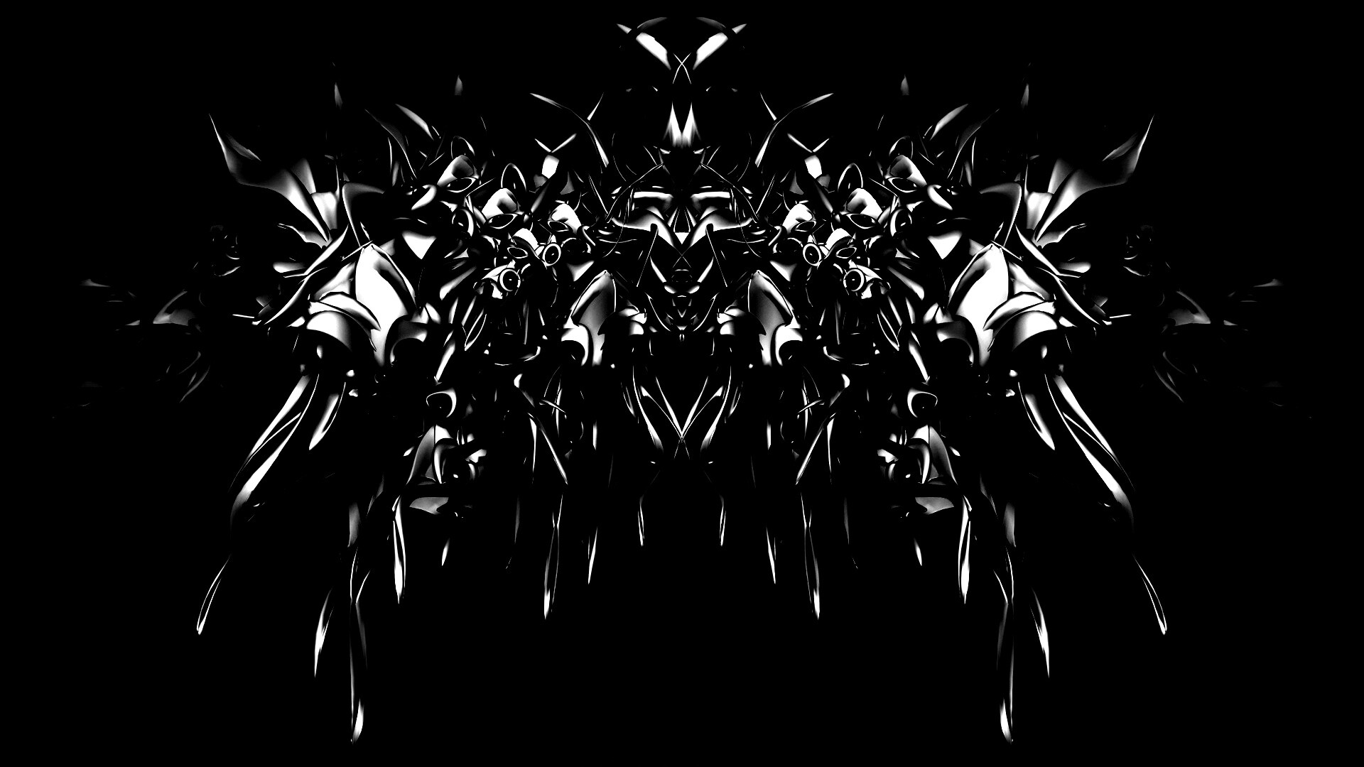 Страшная трехмерная абстракция обои