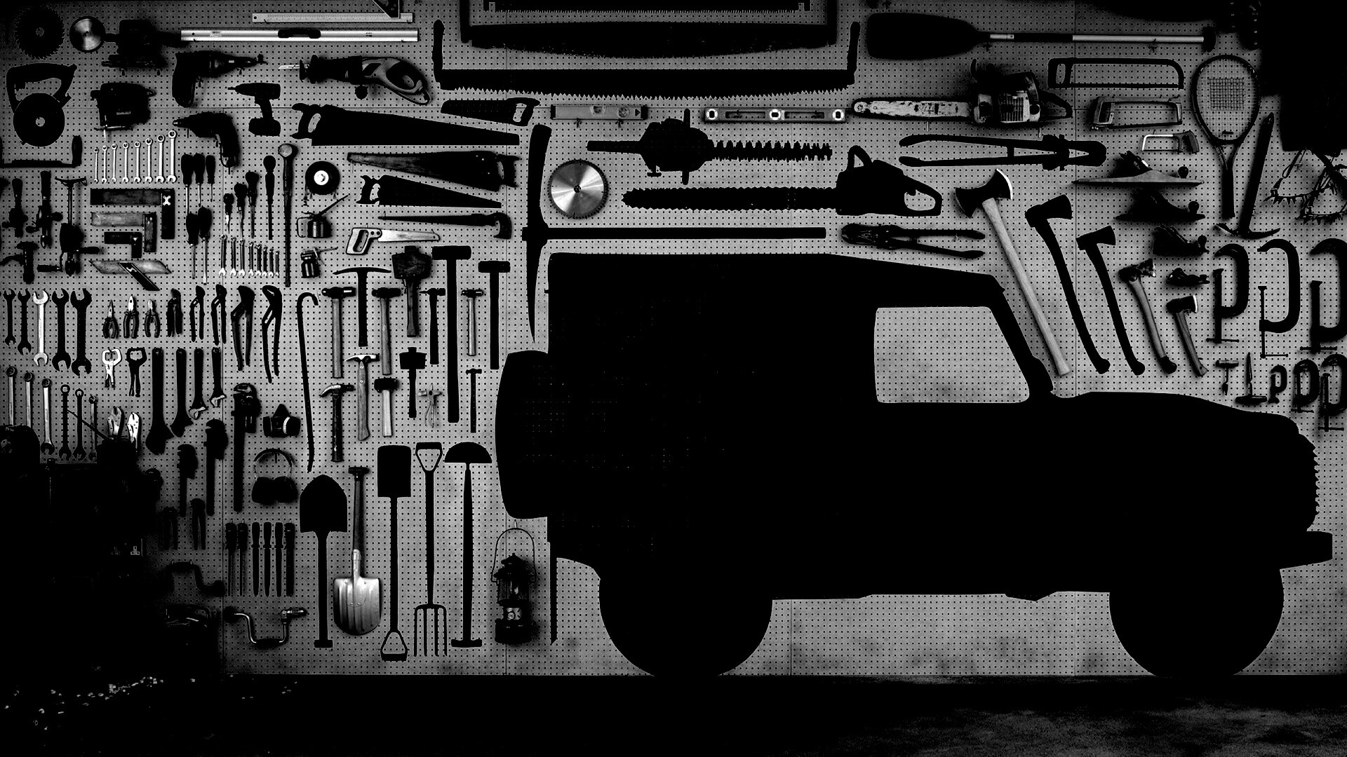 Типичный гараж обои