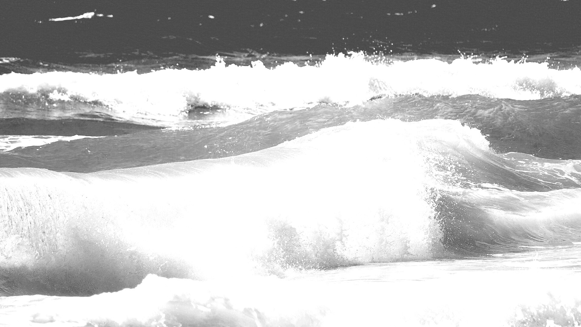 Голубые волны обои