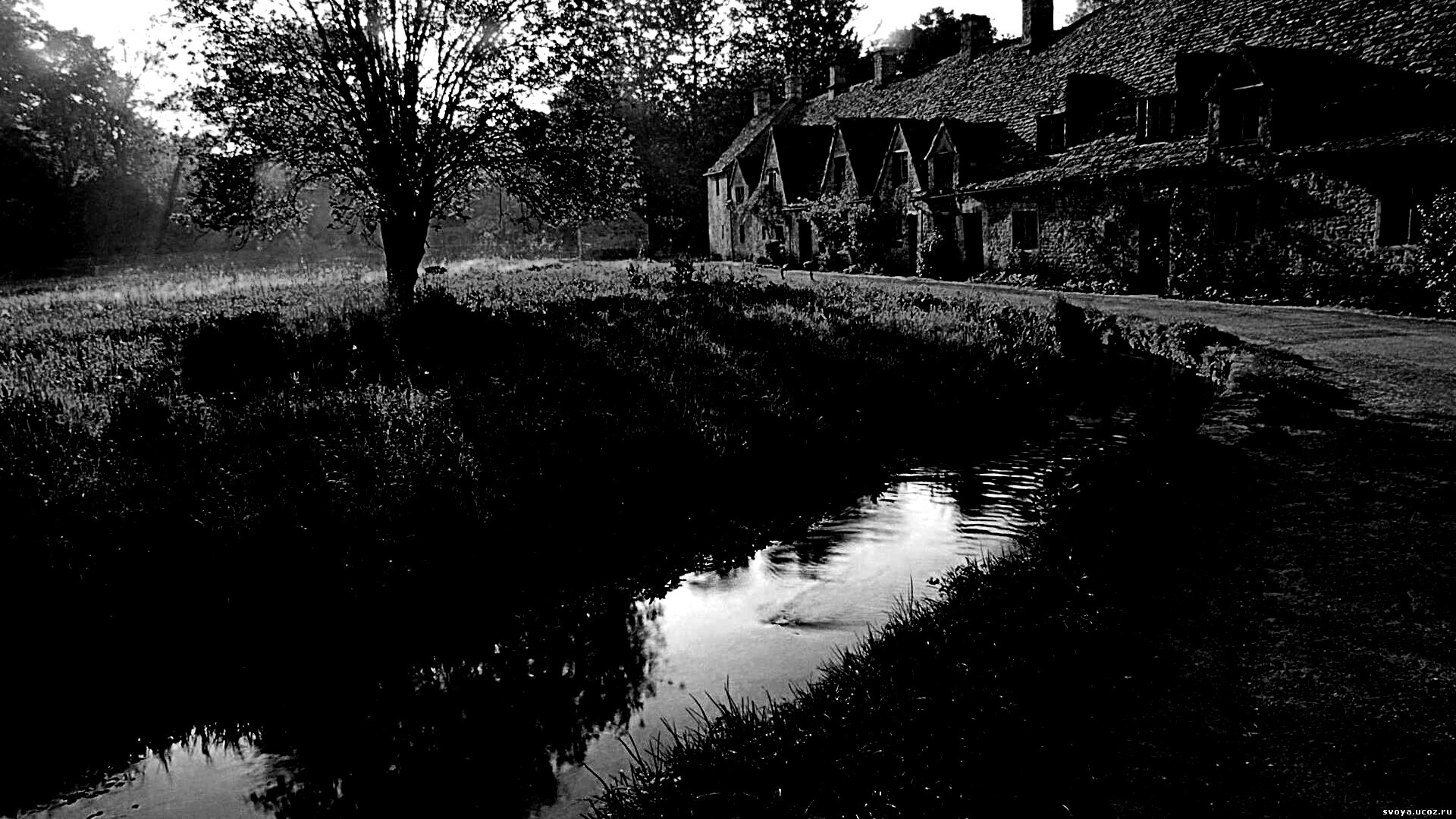 Домик в Англии обои