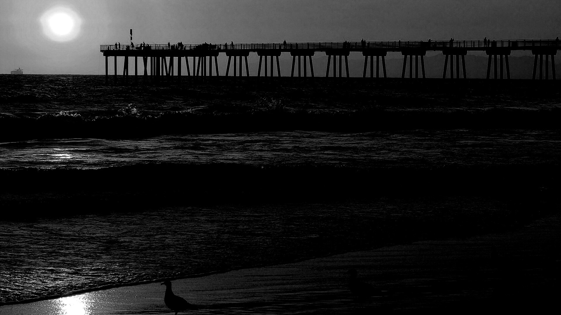 Морская терасса обои