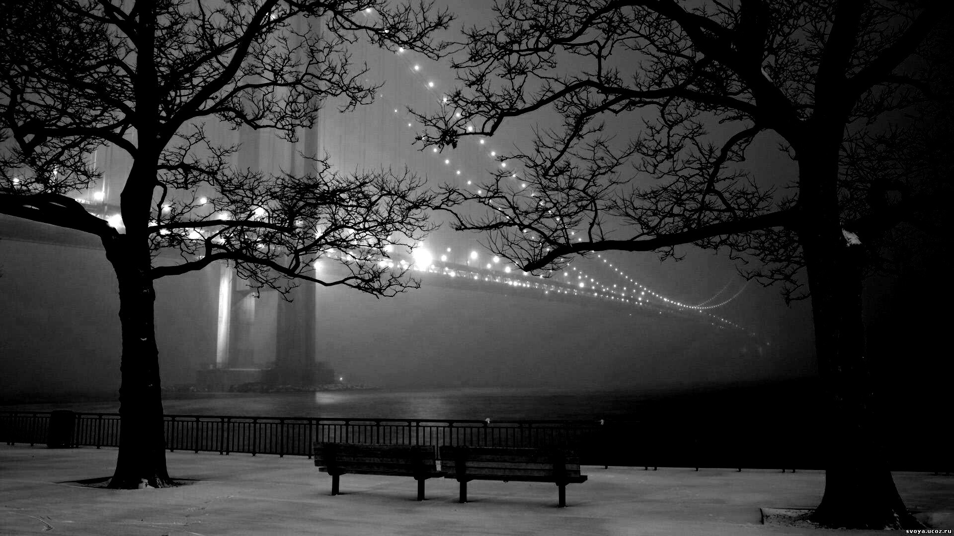 Вечер в Нью-Йорке обои