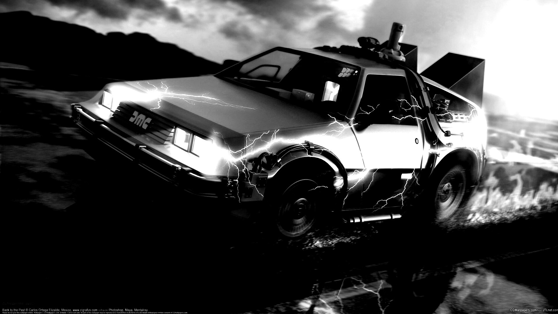 Машина времени обои