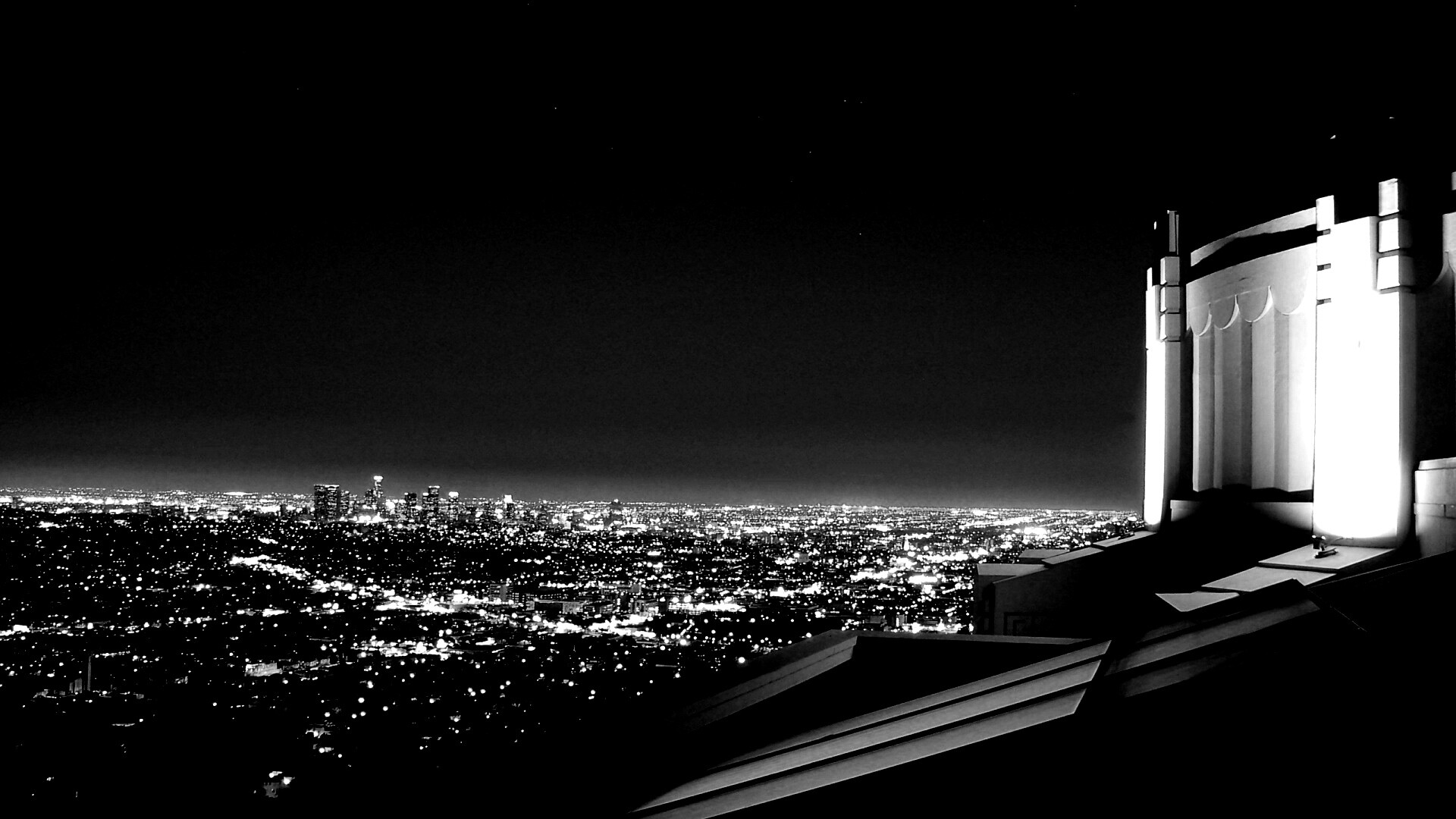 Вид на город обои