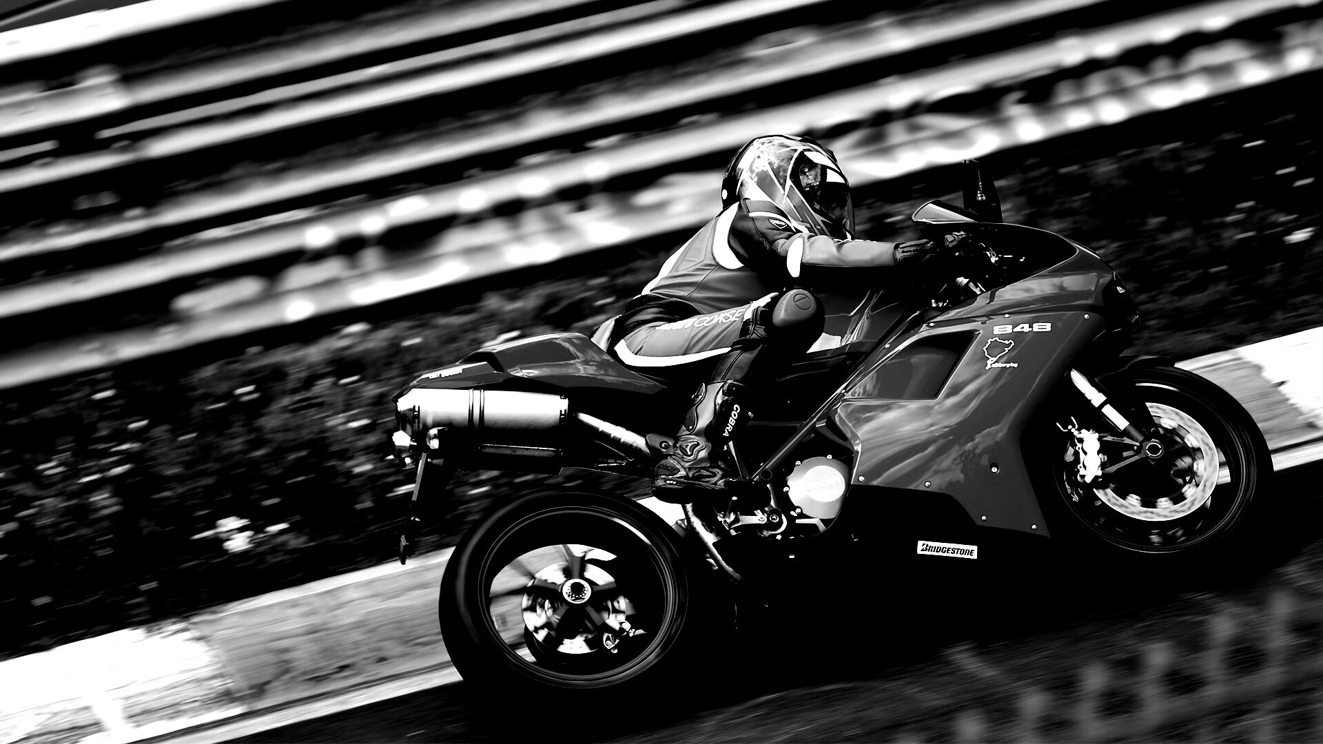 Красный мотоцикл обои