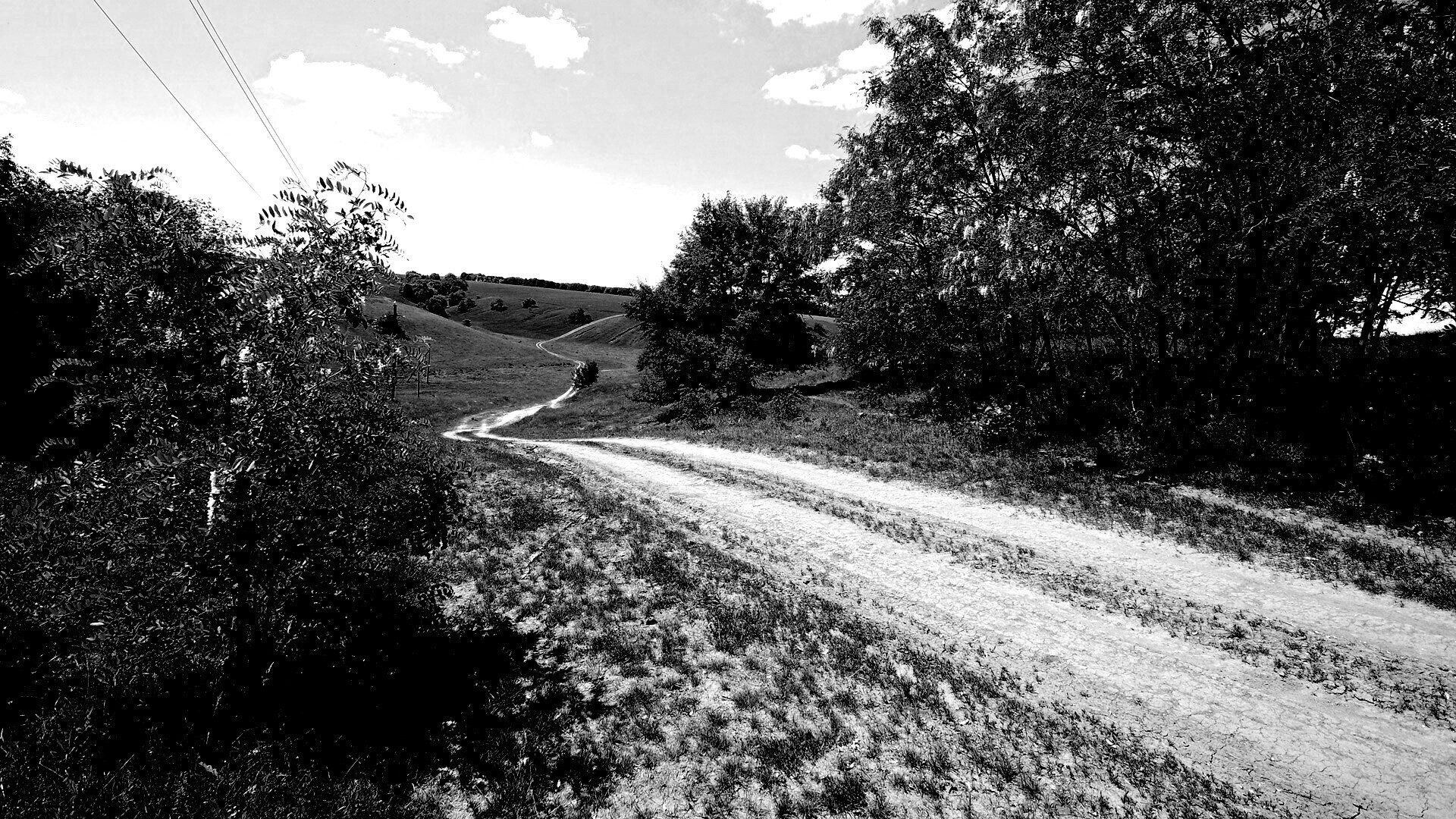 Просёлочная дорога обои