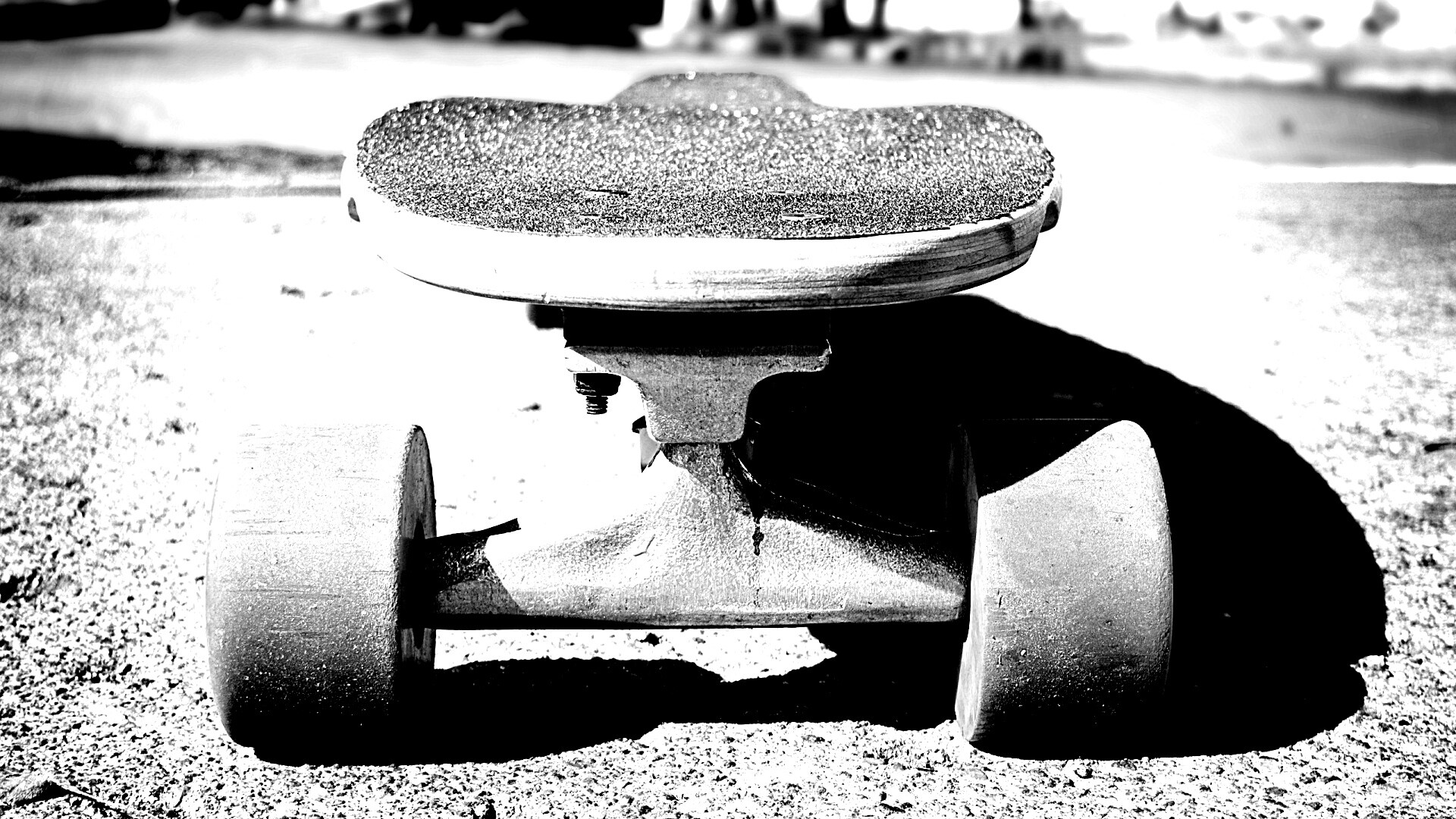 Скейтборд на солнце обои