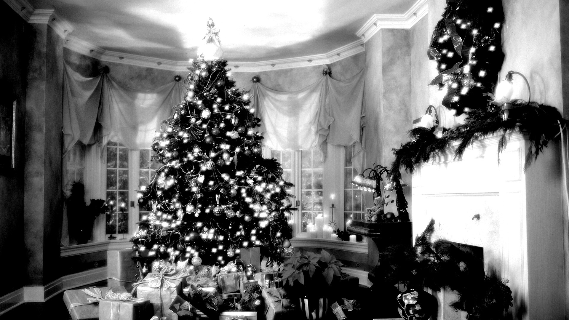 Подарки под ёлкой обои