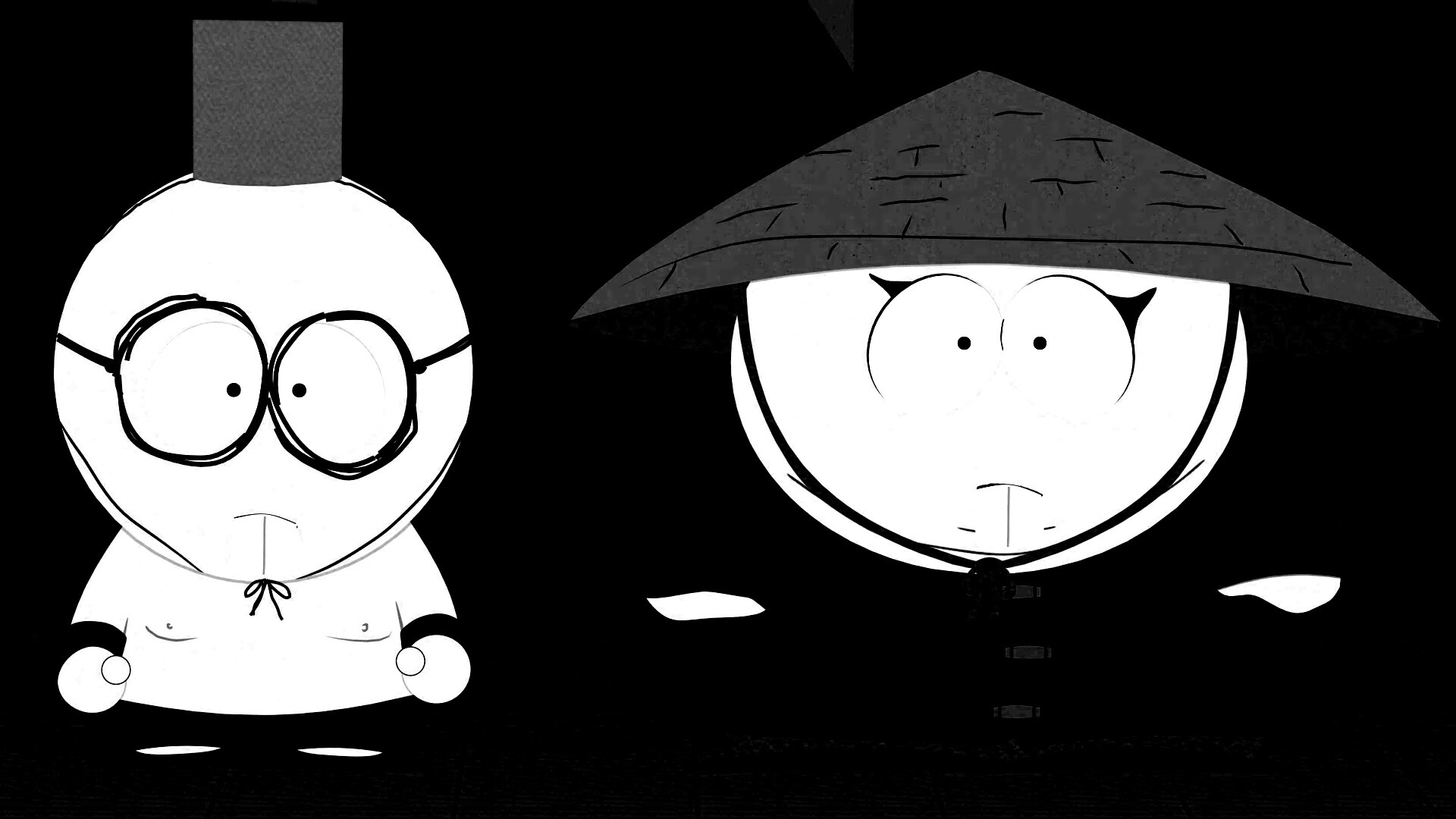 Баттерс Стотч и Эрик Картман в Китайской проблеме обои