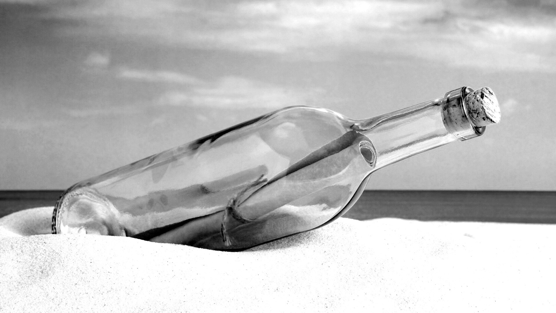 Послание в бутылке обои