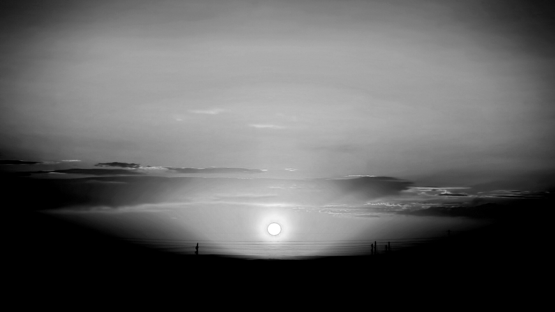 Сказочный закат обои