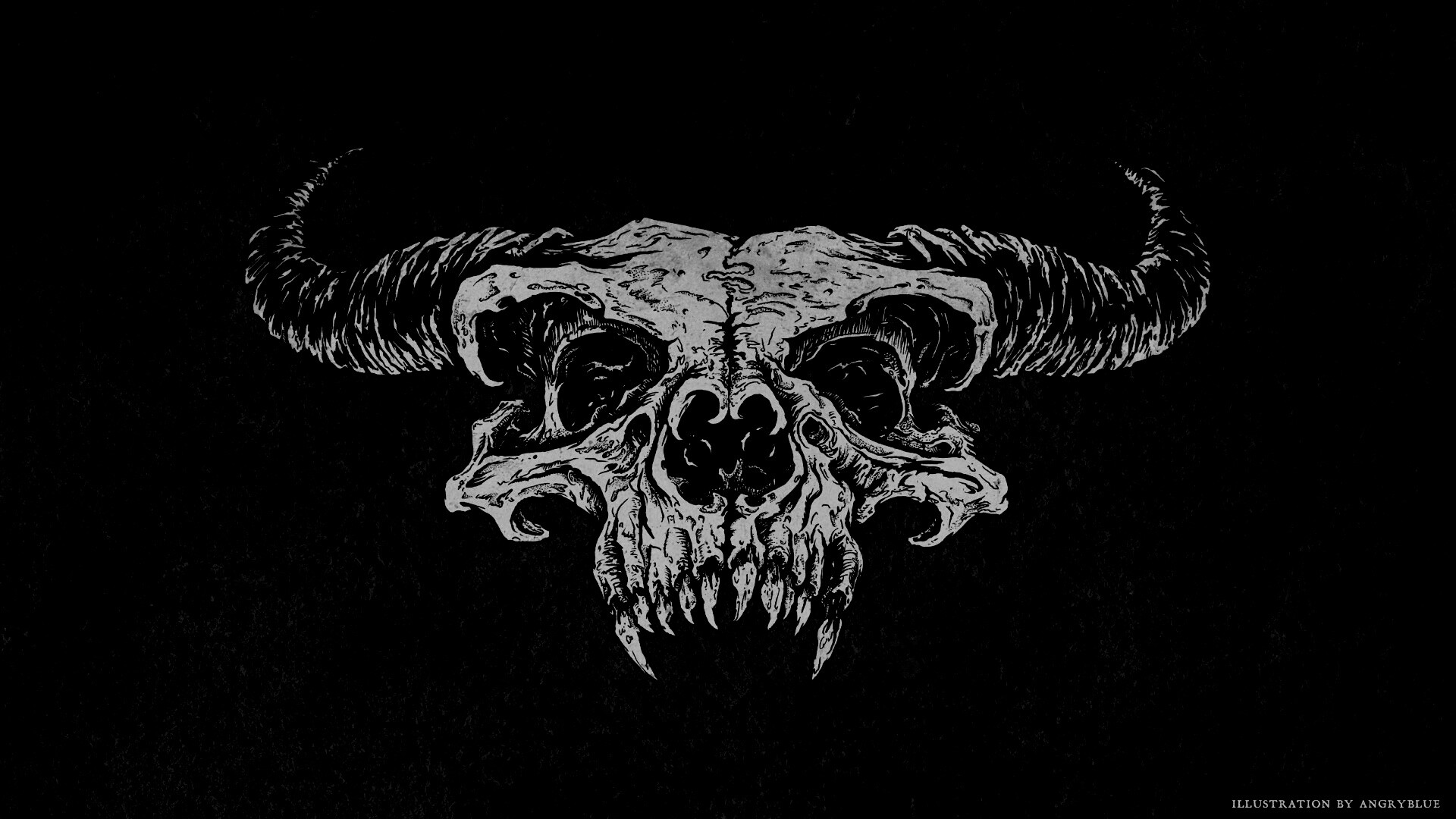 Череп дьявола обои