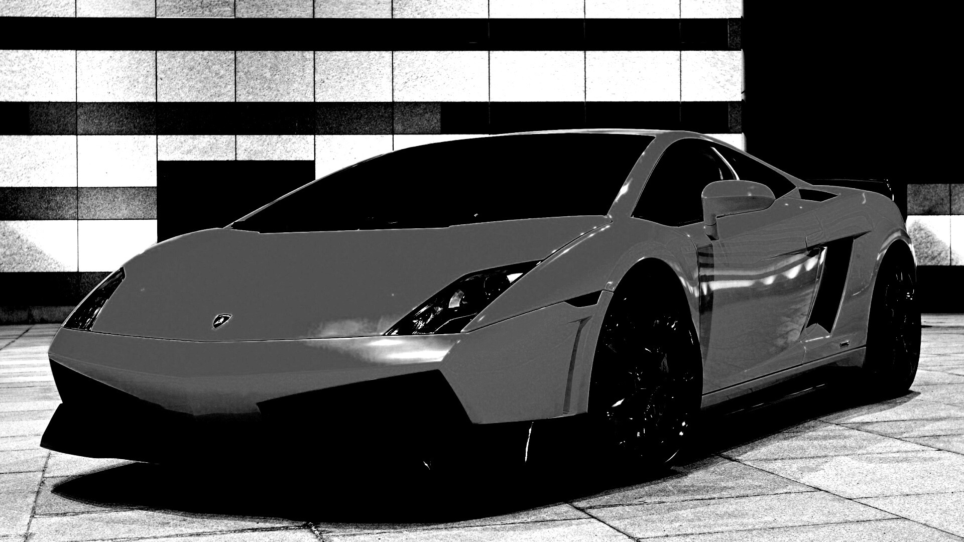 Желтый Ламборджини обои