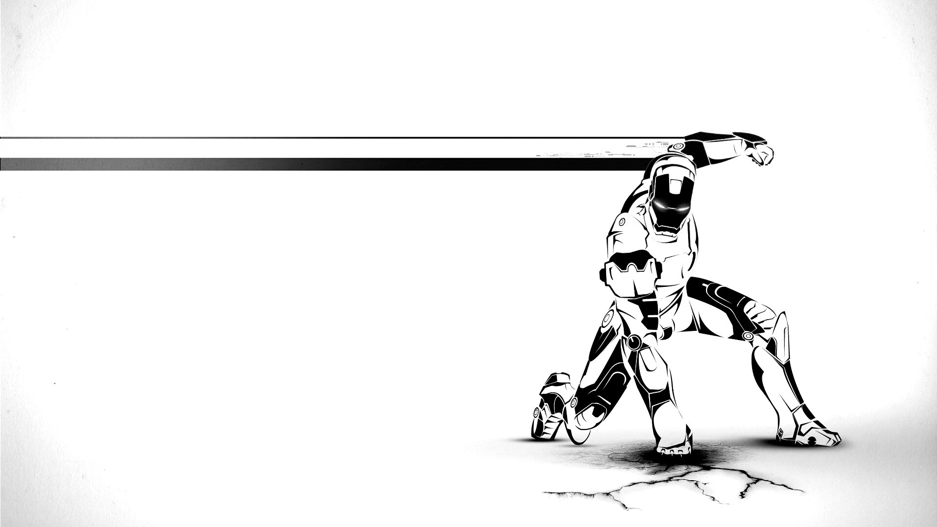 Векторный Железный Человек обои