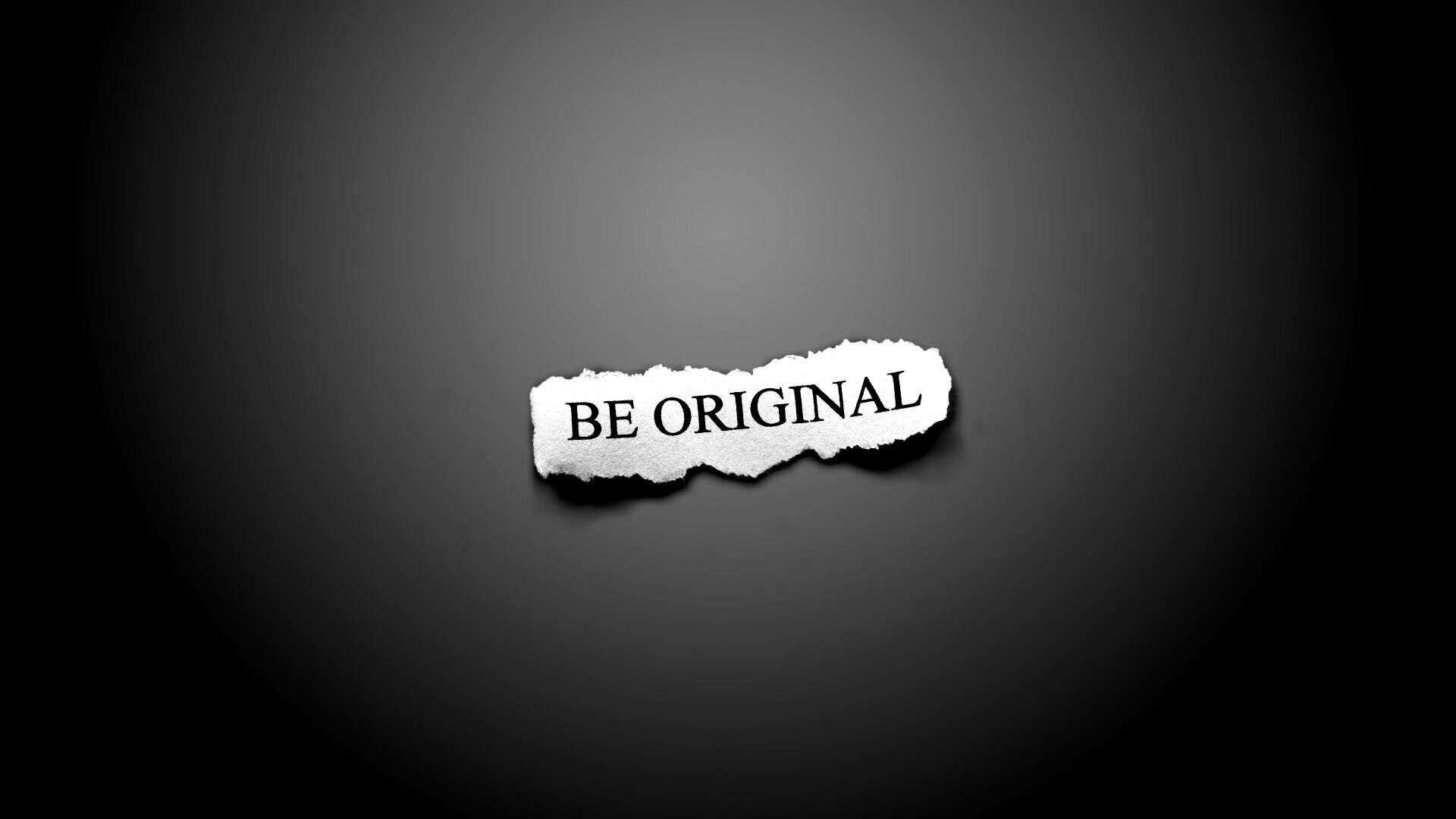 Будь оригинален обои