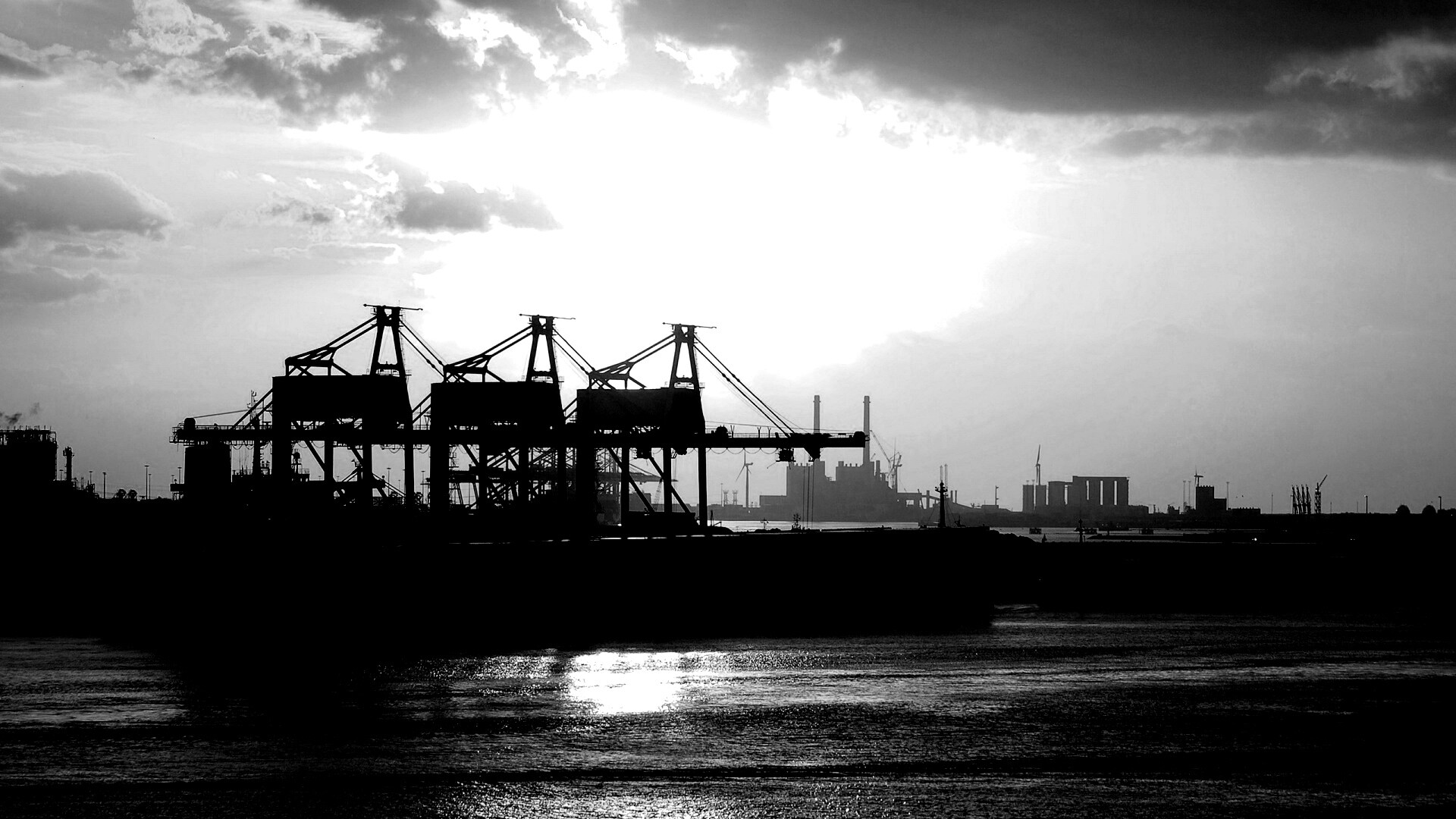 Грузовой порт обои