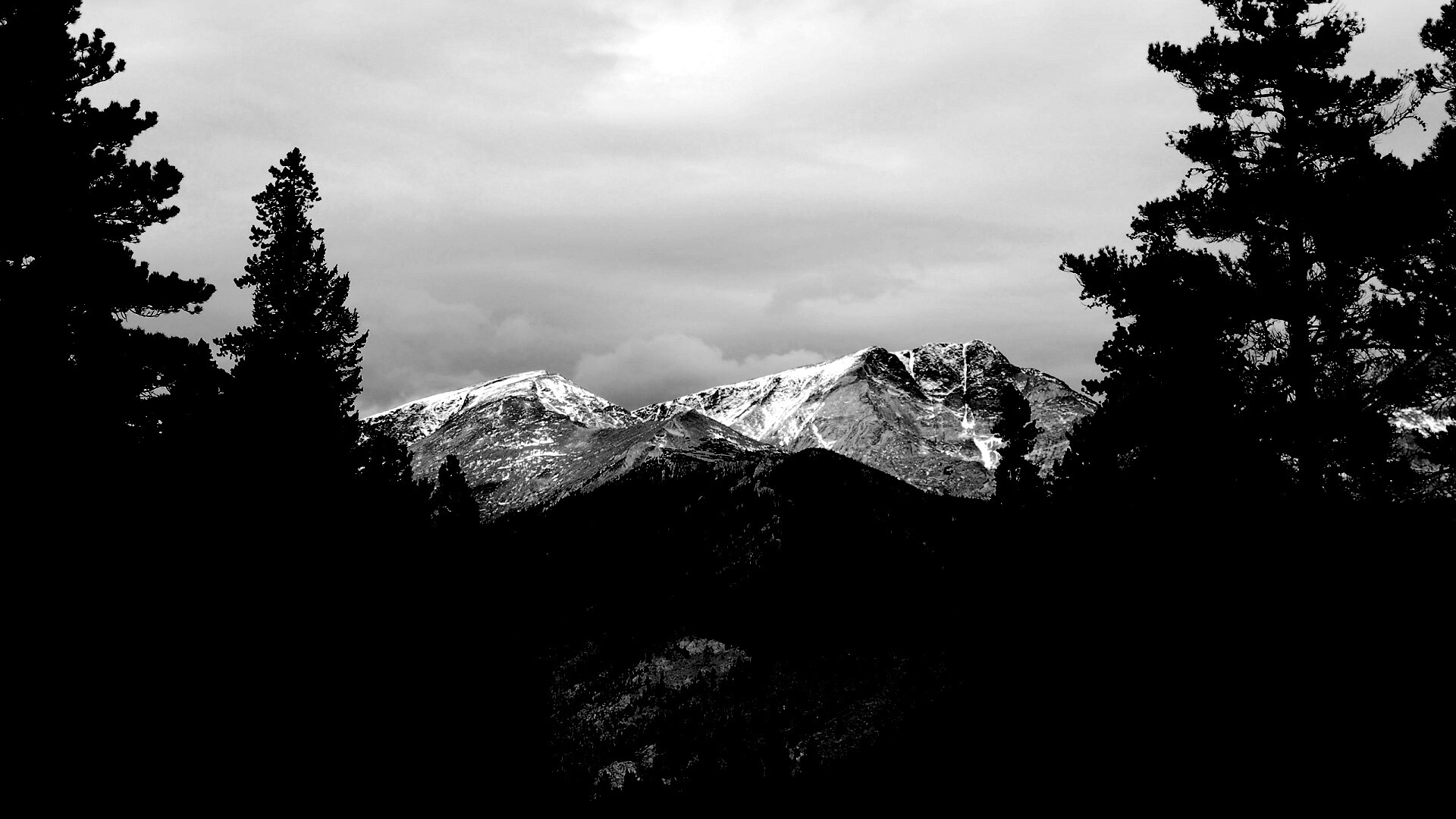 Вид на горы обои